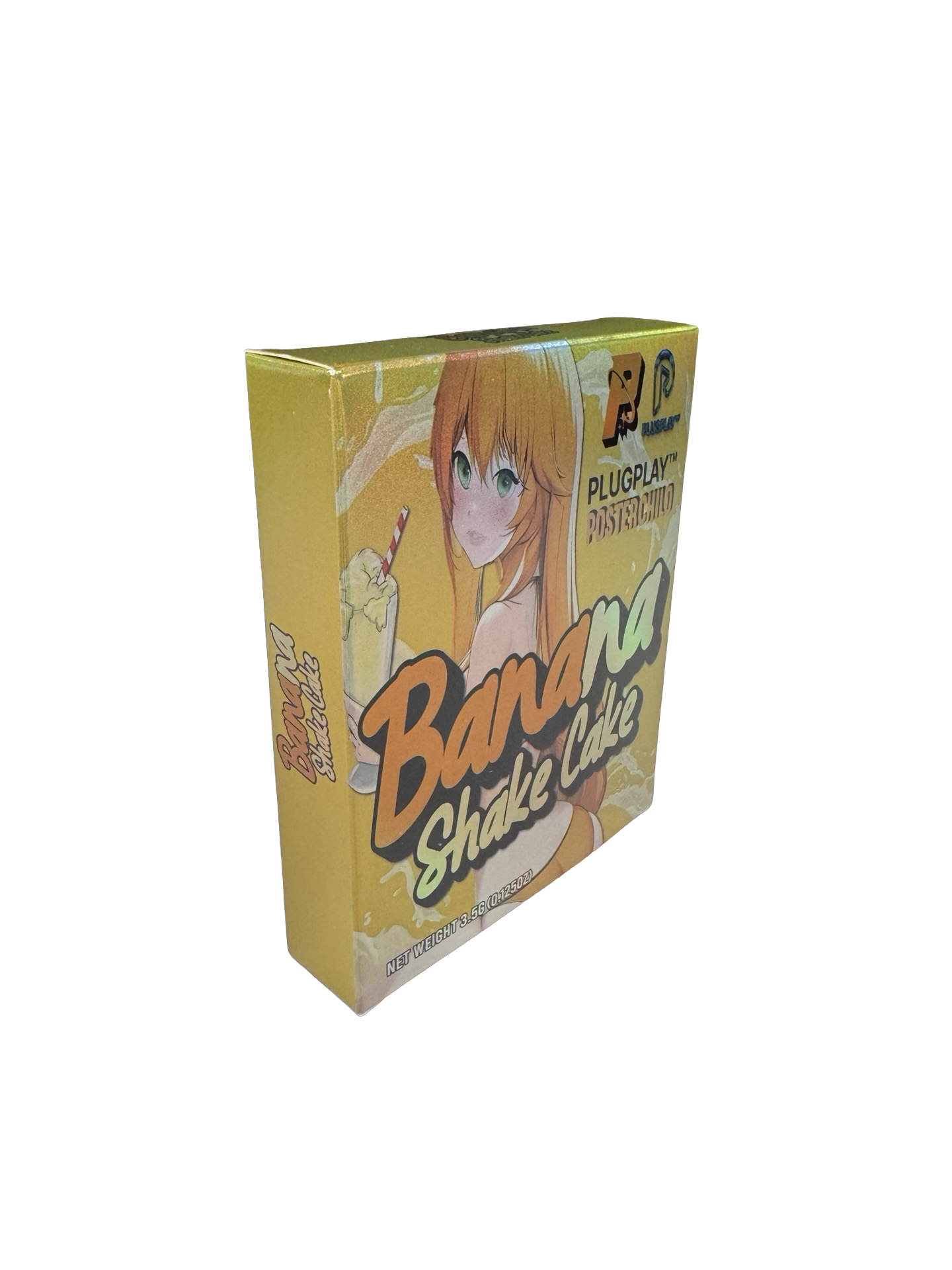 Banana Shake Cake 3.5g Mylar Bags & Boxes PlugPlay Banana Shake Cake 3.5g Mylar Bags & Boxes PlugPlay