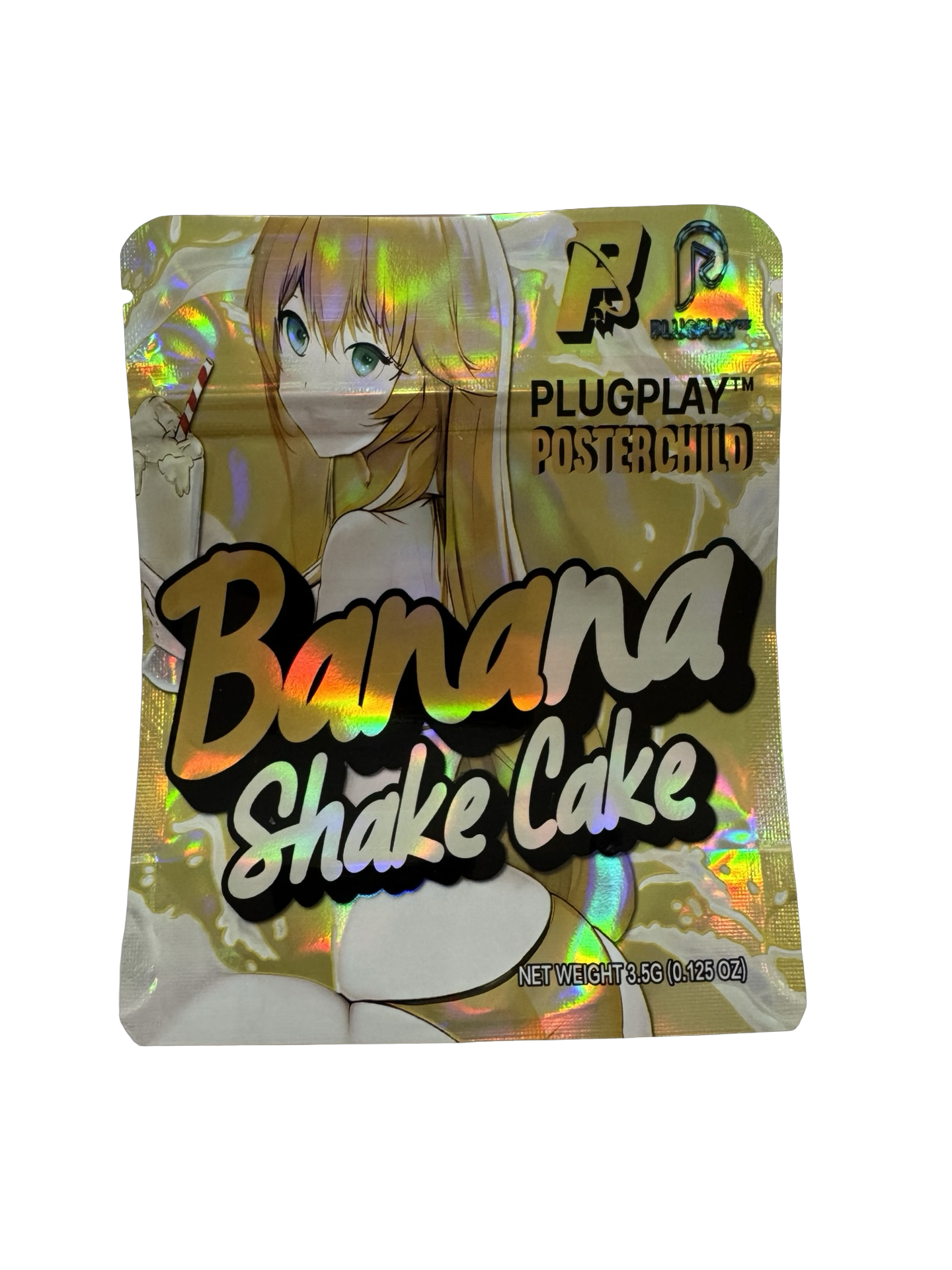 Banana Shake Cake 3.5g Mylar Bags & Boxes PlugPlay Banana Shake Cake 3.5g Mylar Bags & Boxes PlugPlay
