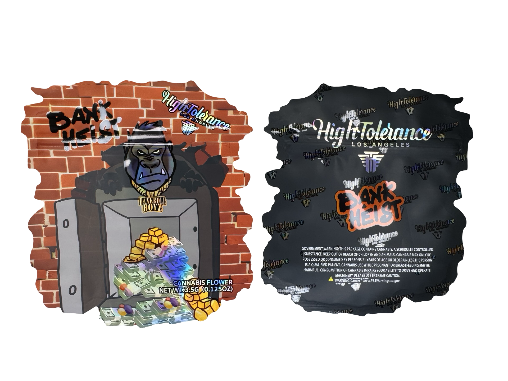 Bank Heist 3.5g Mylar Bags High Tolerance Bank Heist 3.5g Mylar Bags High Tolerance