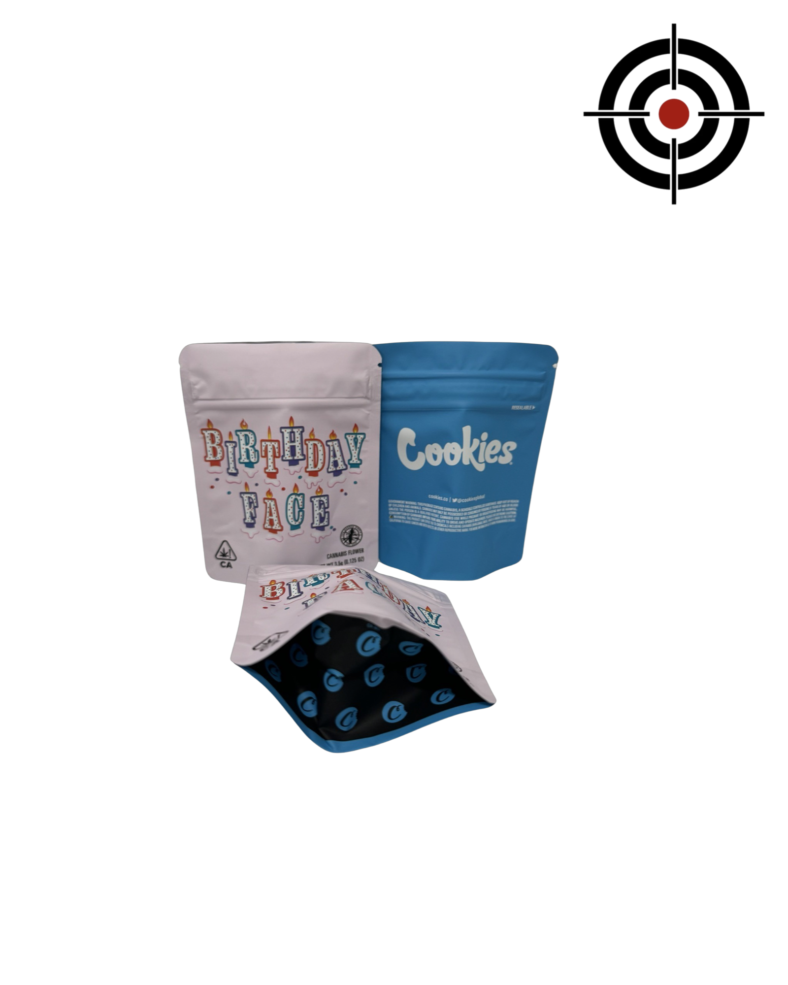 Birthday Face Mylar Bags 3.5g Cookies Birthday Face Mylar Bags 3.5g Cookies
