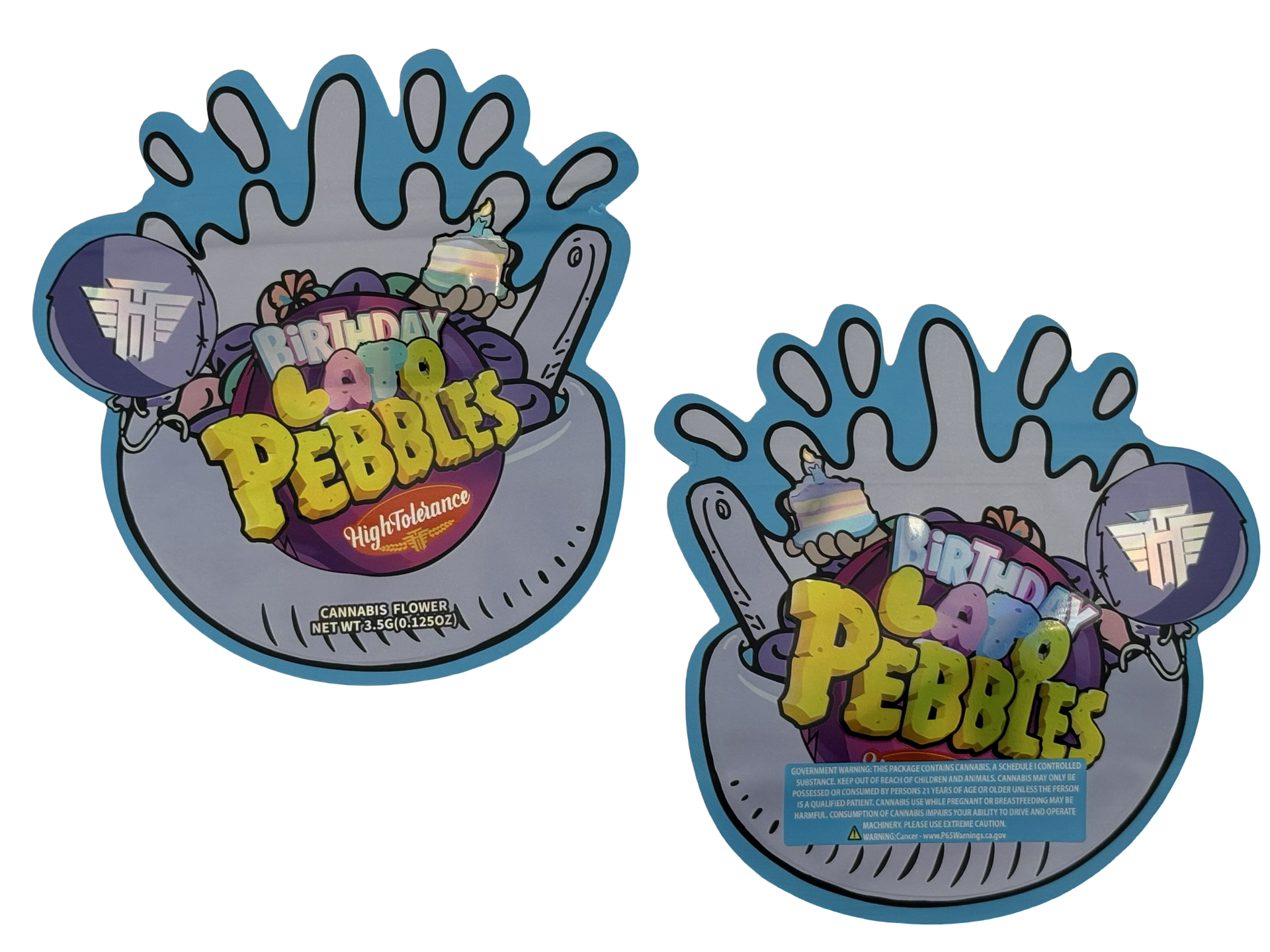 Birthday Lato Pebbles 3.5g Mylar Bags High Tolerance Birthday Lato Pebbles 3.5g Mylar Bags High Tolerance