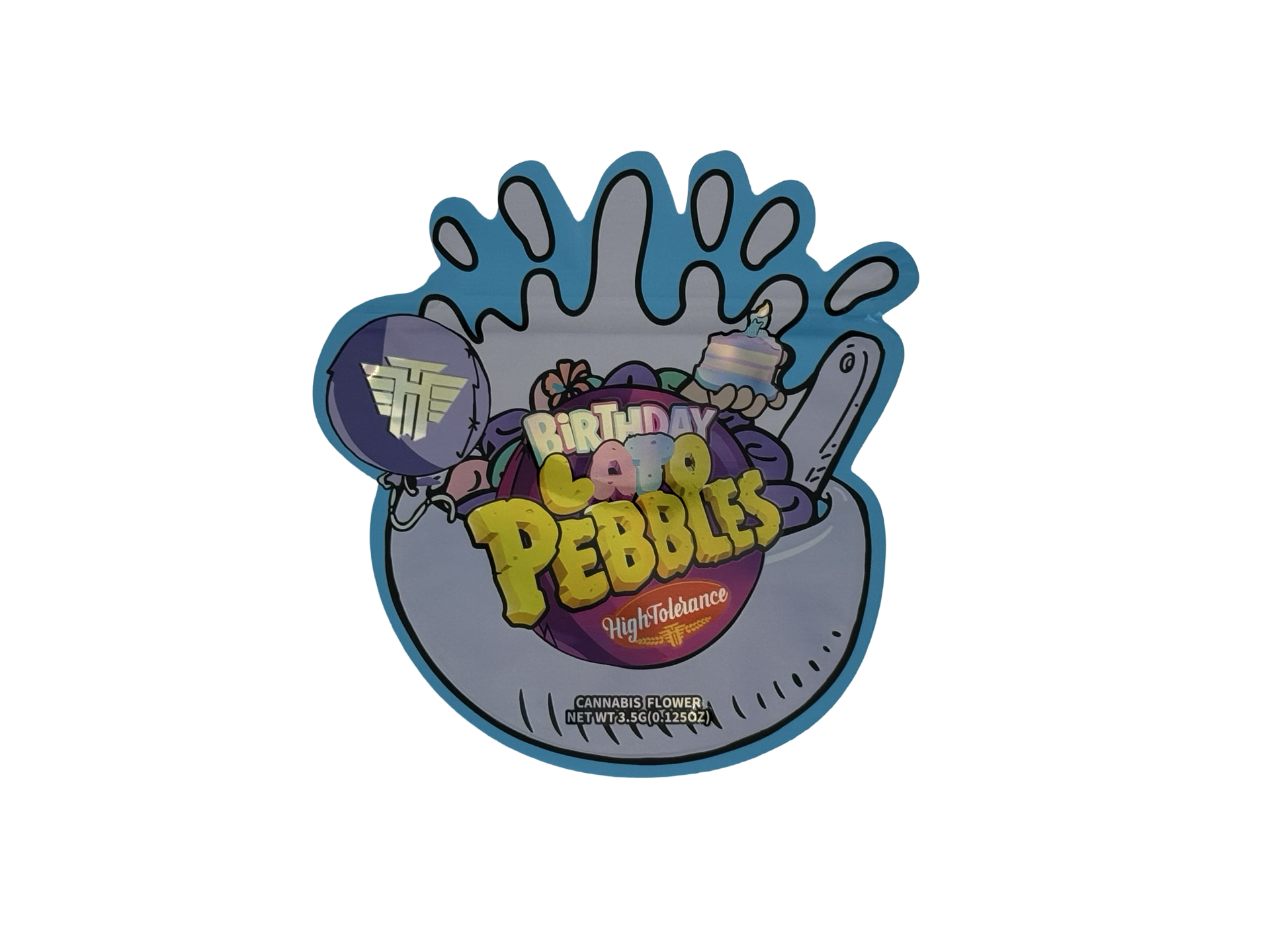 Birthday Lato Pebbles 3.5g Mylar Bags High Tolerance Birthday Lato Pebbles 3.5g Mylar Bags High Tolerance