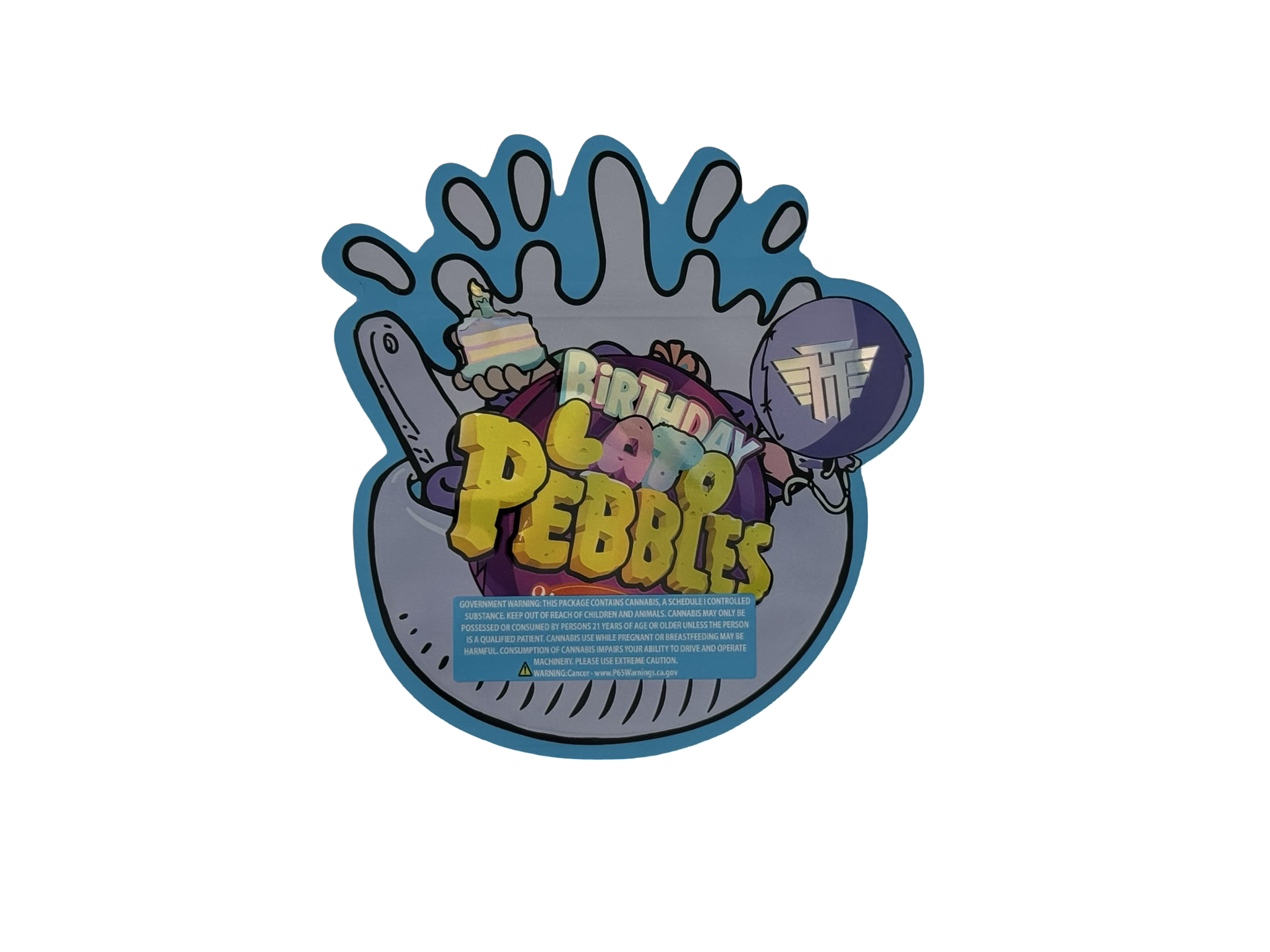 Birthday Lato Pebbles 3.5g Mylar Bags High Tolerance Birthday Lato Pebbles 3.5g Mylar Bags High Tolerance
