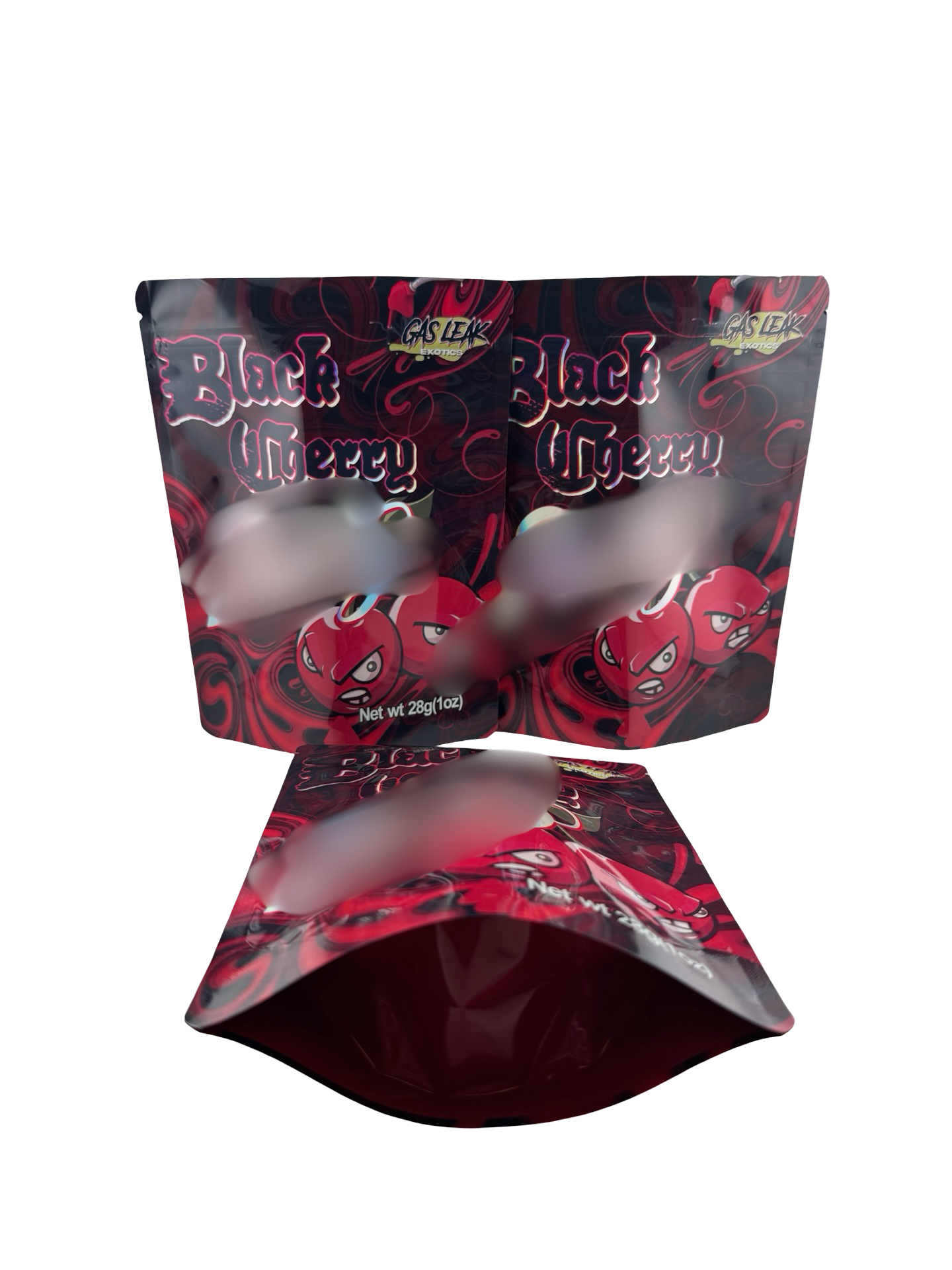 Black Cherry 28g Mylar Bags (1oz) Gas Leak Exotics Black Cherry 28g Mylar Bags (1oz) Gas Leak Exotics