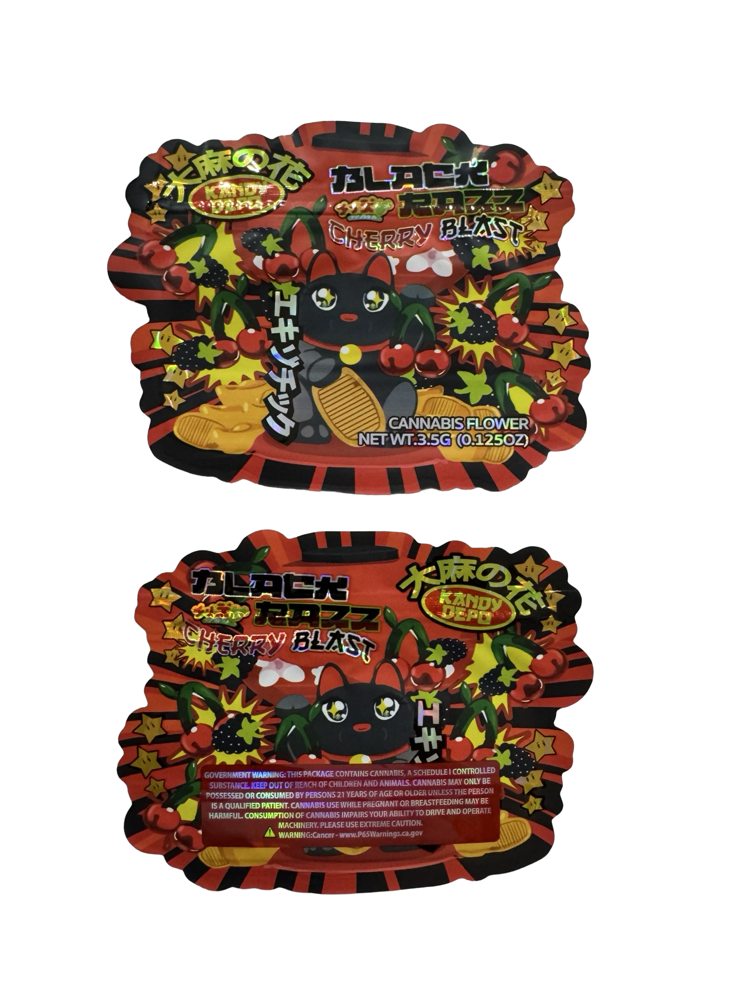 Black Razz Cherry Blast Mylar Bags 3.5g Kandy Depo Black Razz Cherry Blast Mylar Bags 3.5g Kandy Depo