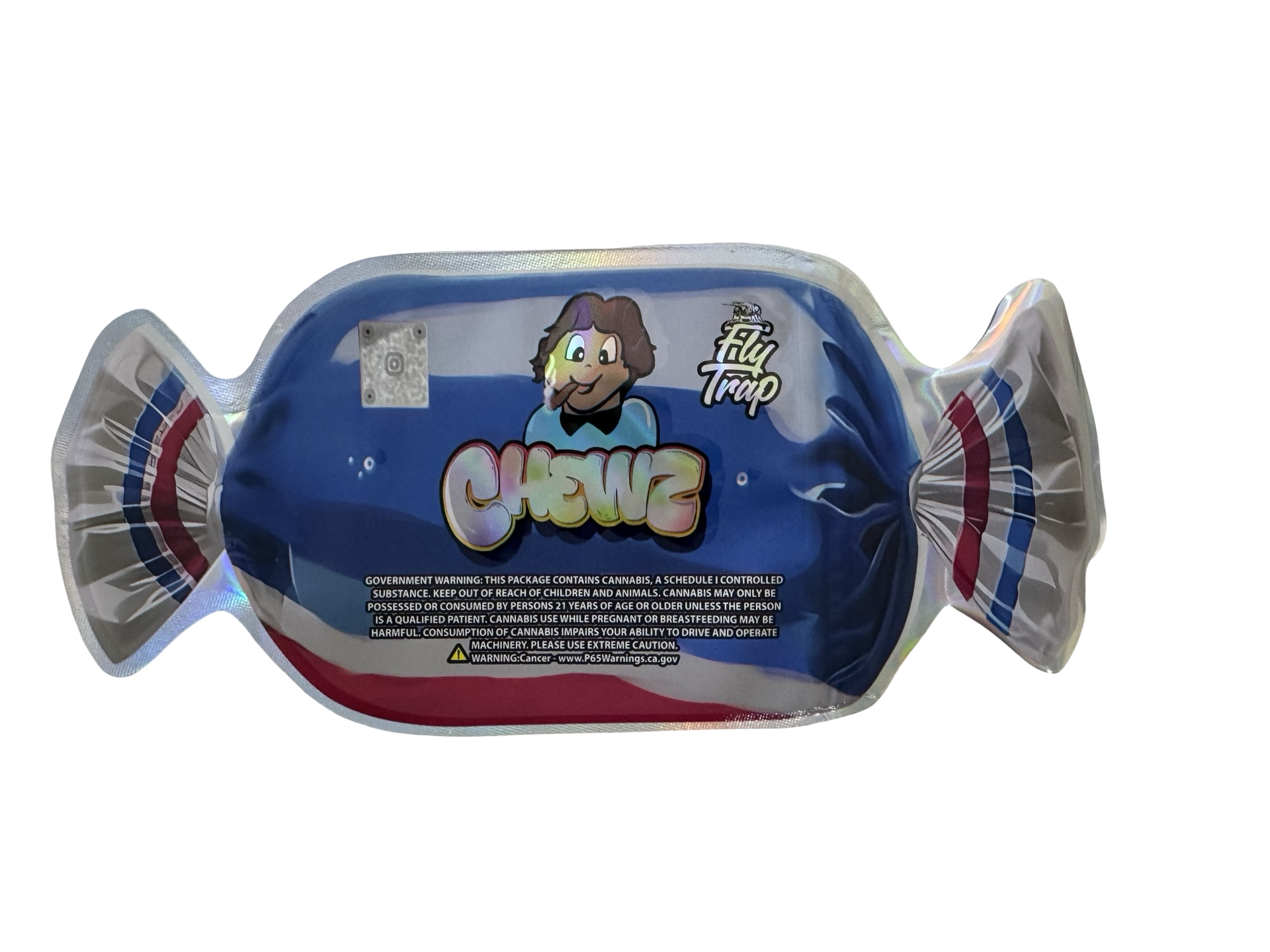 Blue Cream Soda Chewz 3.5g Mylar Bags Fly Trap Blue Cream Soda Chewz 3.5g Mylar Bags Fly Trap