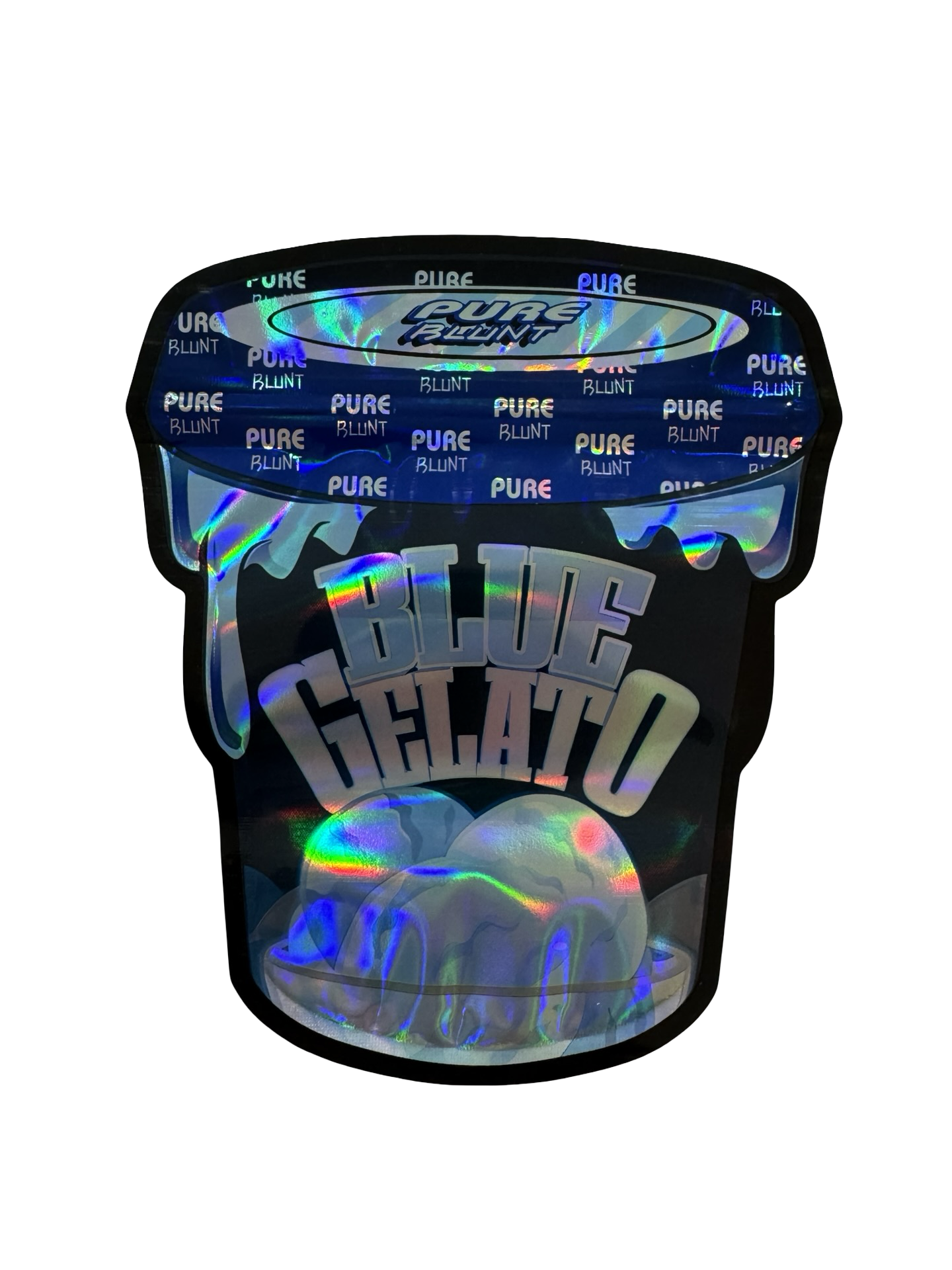 Blue Gelato 3.5g Mylar Bags & Boxes Pure Blunt Blue Gelato 3.5g Mylar Bags & Boxes Pure Blunt