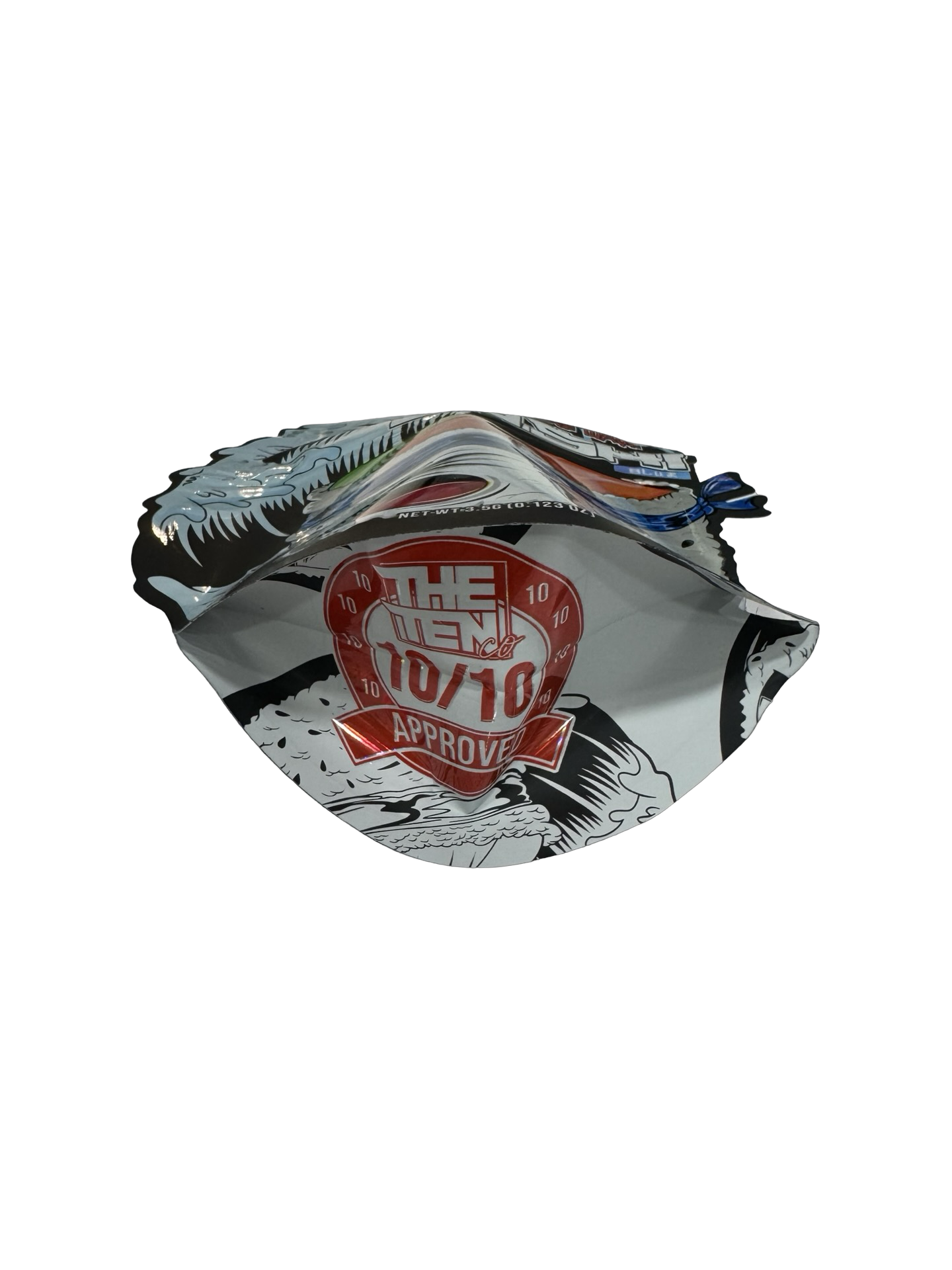 Blue Zushi (version 4) Mylar Bags 3.5g The Ten Co Blue Zushi (version 4) Mylar Bags 3.5g The Ten Co