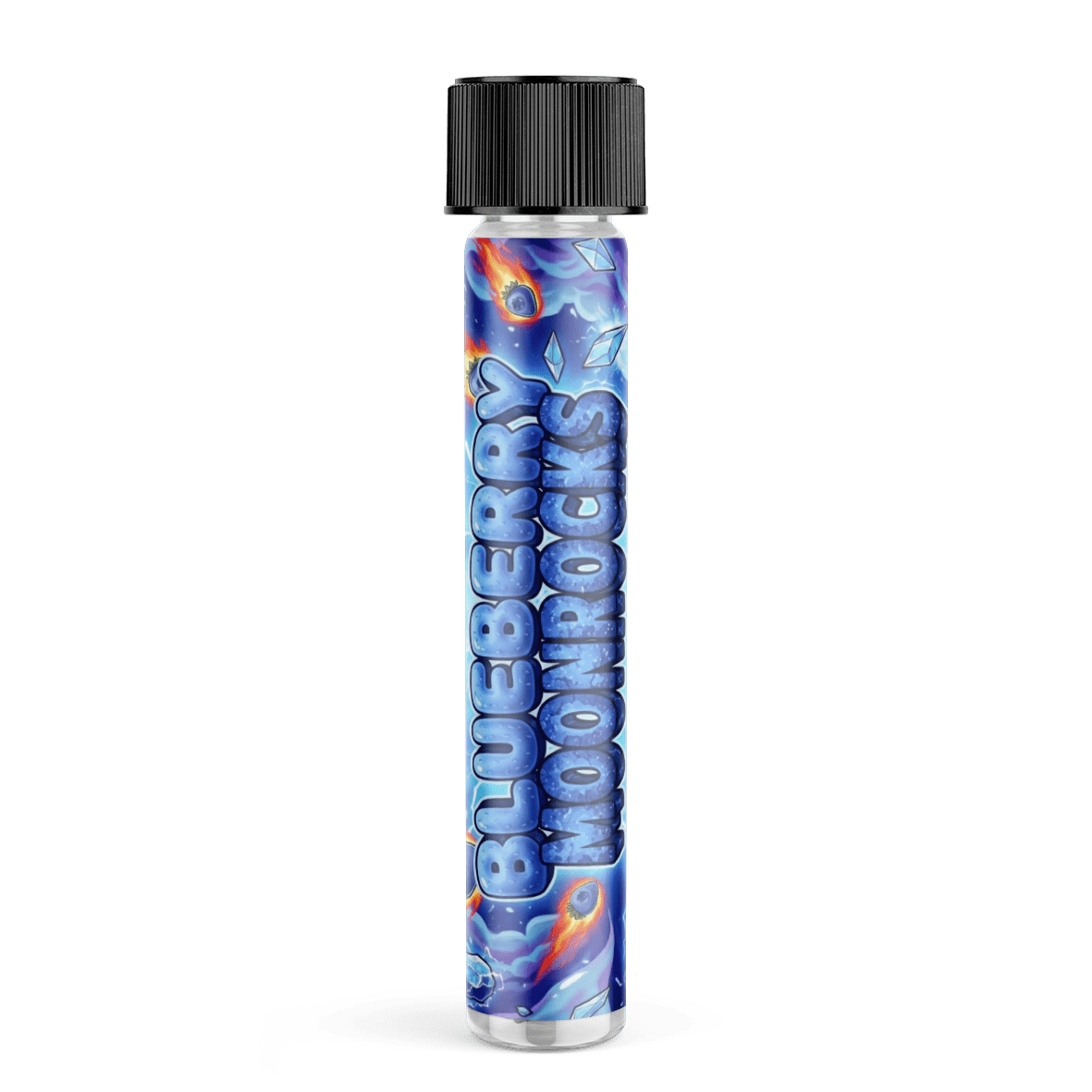 Blueberry Moonrocks Glass Pre-Roll Tubes Blueberry Moonrocks Glass Pre-Roll Tubes