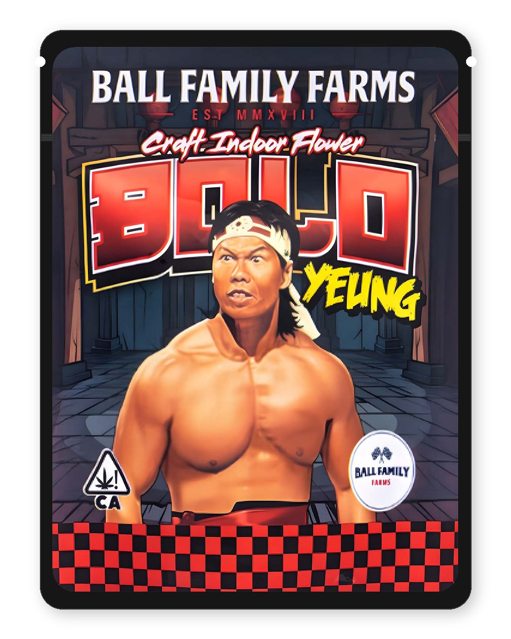Bolo 3.5g Mylar Sticker Bags Ball Family Farms Bolo 3.5g Mylar Sticker Bags Ball Family Farms
