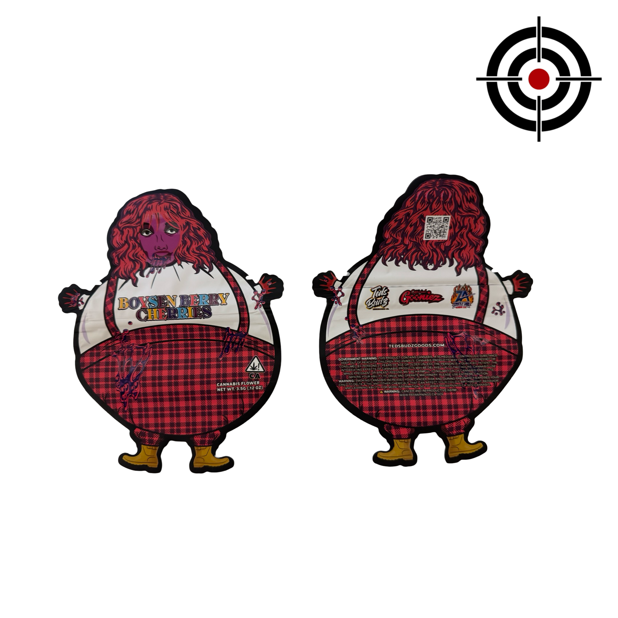 Boysenberry Cherries 3.5g Mylar Bags Teds Budz Boysenberry Cherries 3.5g Mylar Bags Teds Budz