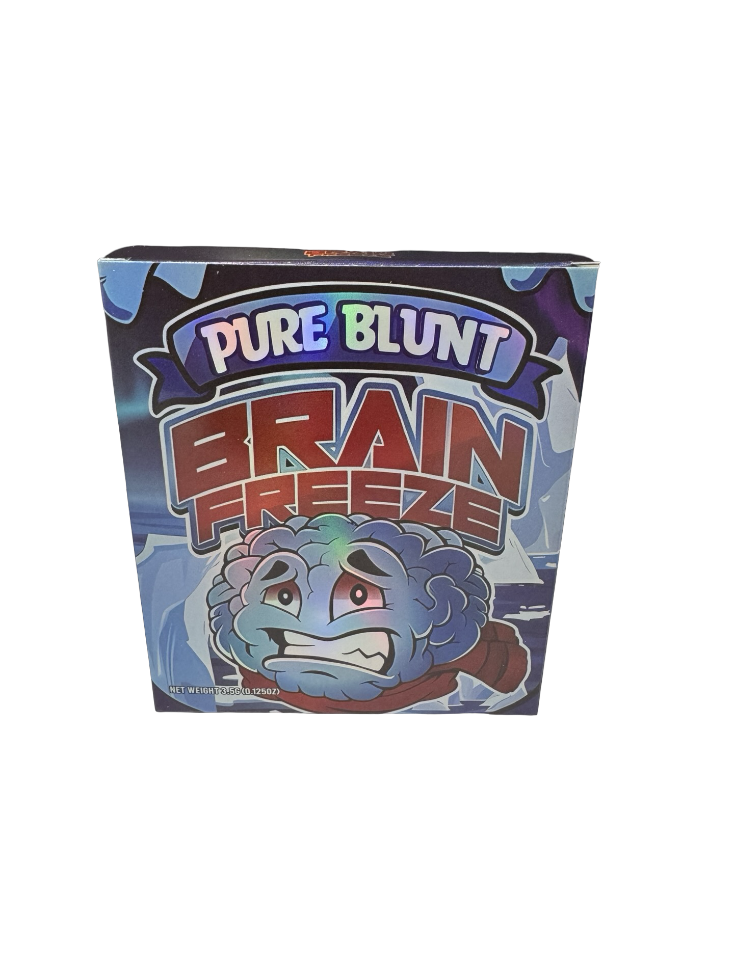 Brain Freeze 3.5g Mylar Bags & Boxes Pure Blunt Brain Freeze 3.5g Mylar Bags & Boxes Pure Blunt