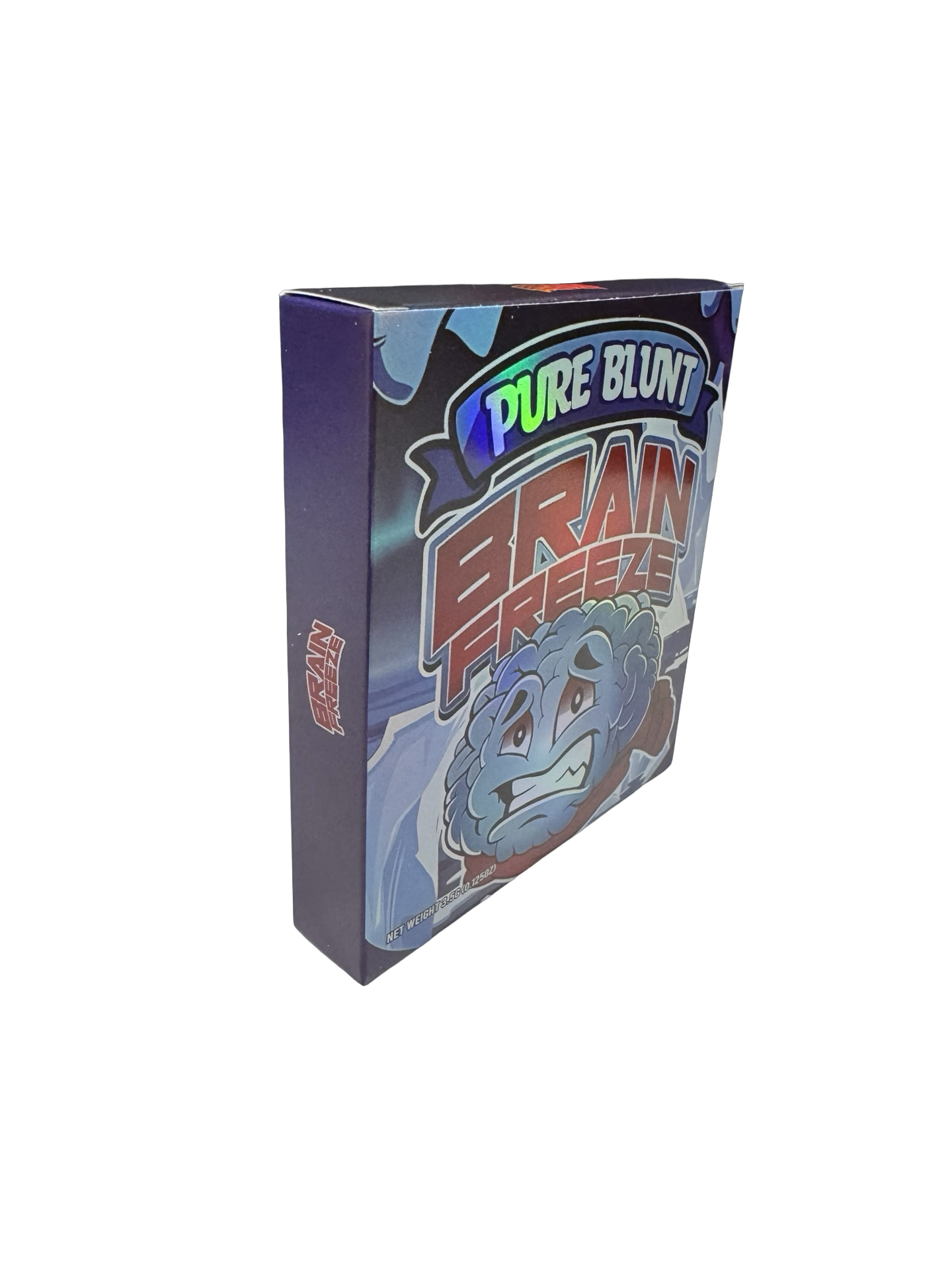 Brain Freeze 3.5g Mylar Bags & Boxes Pure Blunt Brain Freeze 3.5g Mylar Bags & Boxes Pure Blunt
