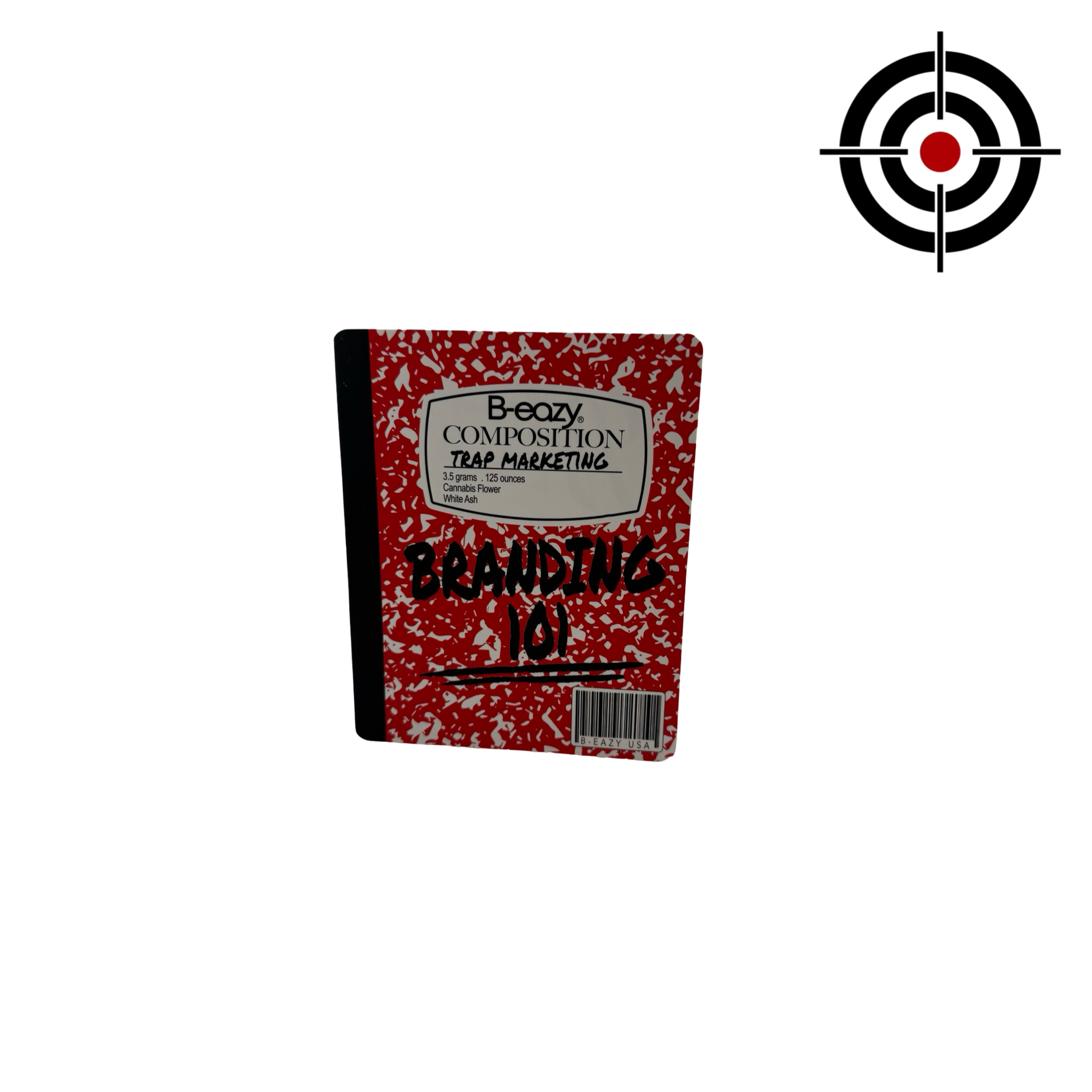 Branding 101 Composition Book Mylar Bags 3.5g B-Eazy Branding 101 Composition Book Mylar Bags 3.5g B-Eazy