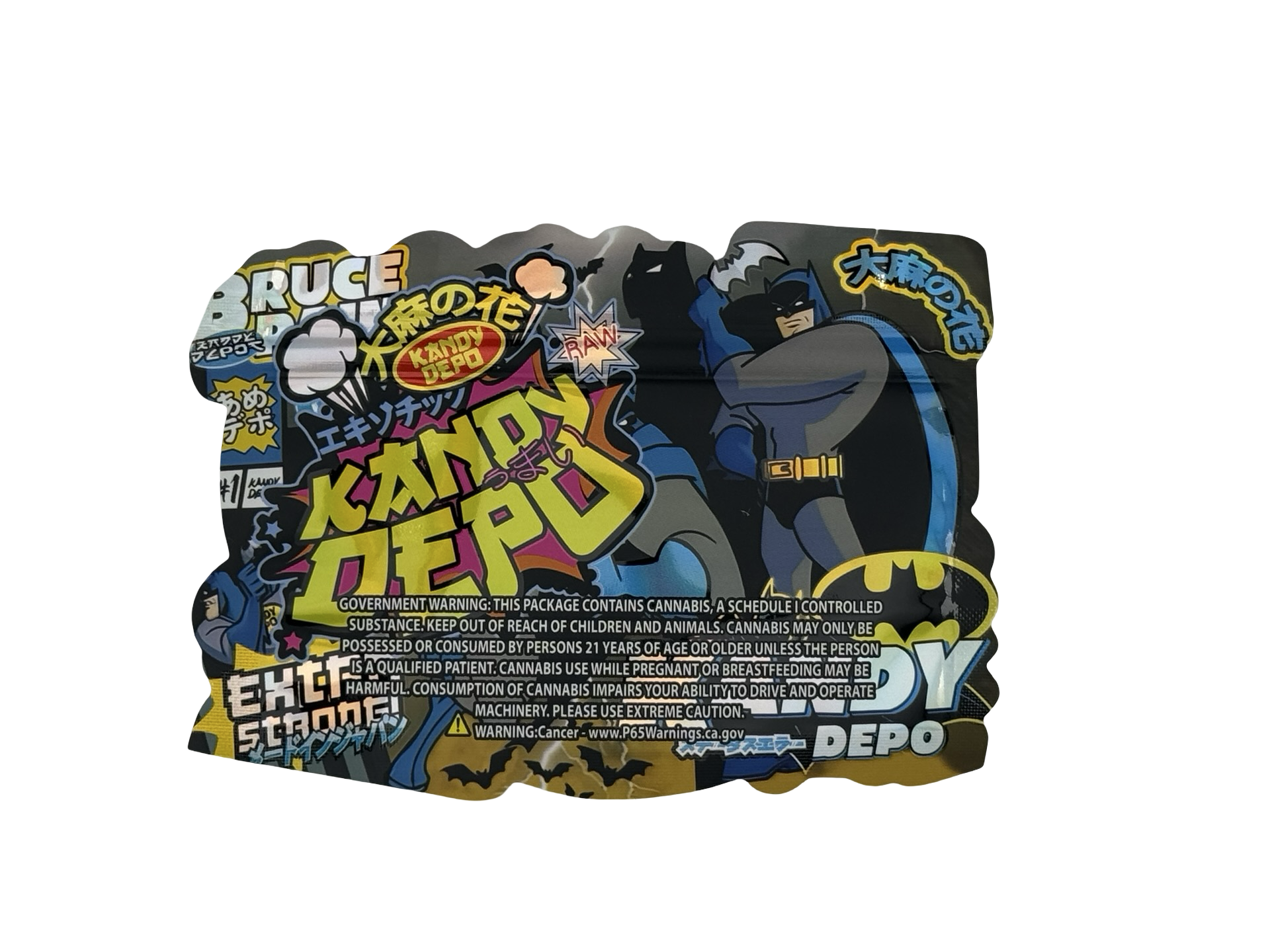 Bruce Pain Mylar Bags 3.5g Kandy Depo Bruce Pain Mylar Bags 3.5g Kandy Depo