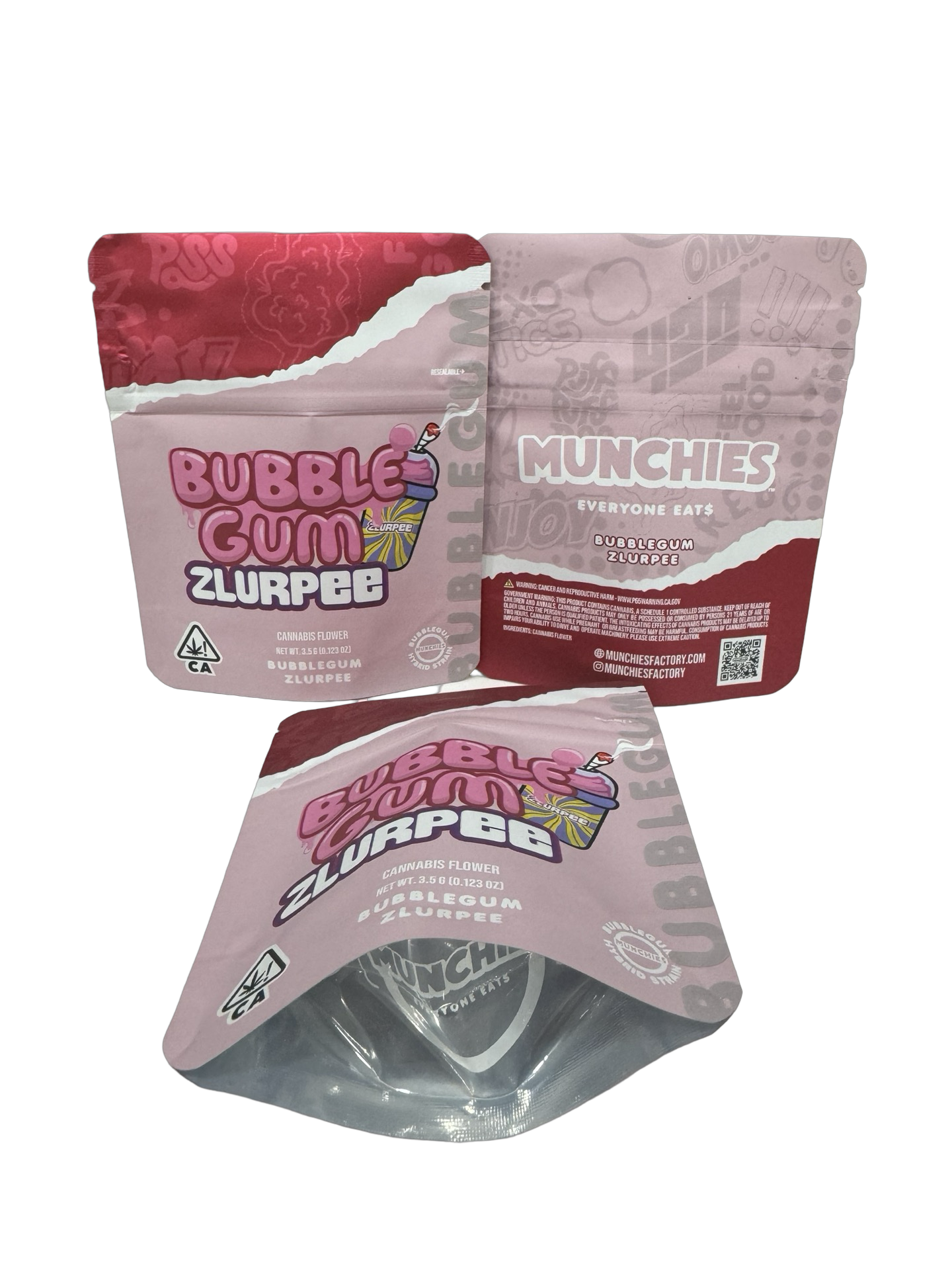 Bubblegum Zlurpee 3.5g Mylar Bags & Boxes Munchies Bubblegum Zlurpee 3.5g Mylar Bags & Boxes Munchies