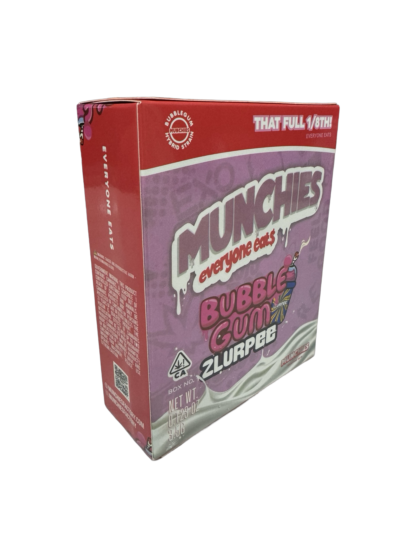 Bubblegum Zlurpee 3.5g Mylar Bags & Boxes Munchies Bubblegum Zlurpee 3.5g Mylar Bags & Boxes Munchies