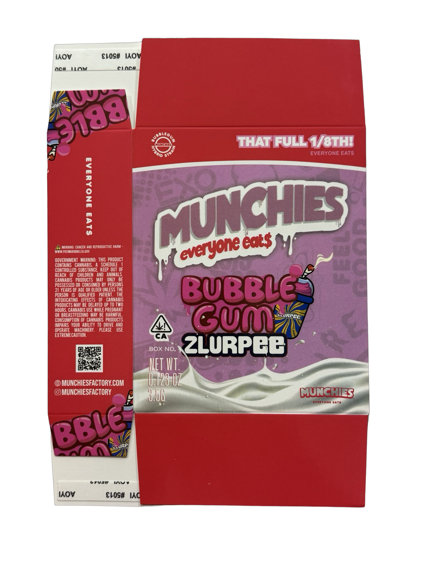 Bubblegum Zlurpee 3.5g Mylar Bags & Boxes Munchies Bubblegum Zlurpee 3.5g Mylar Bags & Boxes Munchies