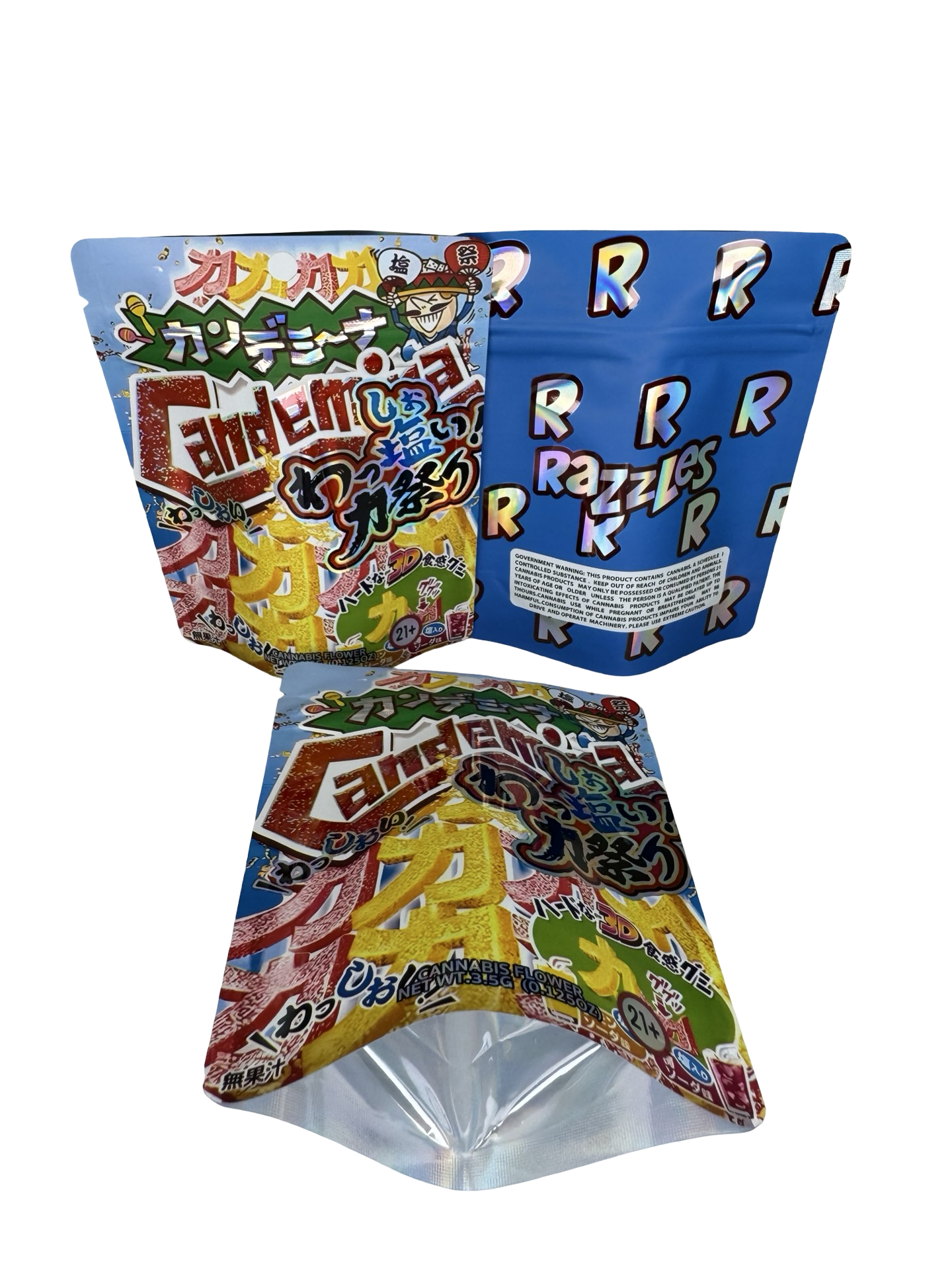 Candemina 3.5g Mylar Bags Razzles Candemina 3.5g Mylar Bags Razzles