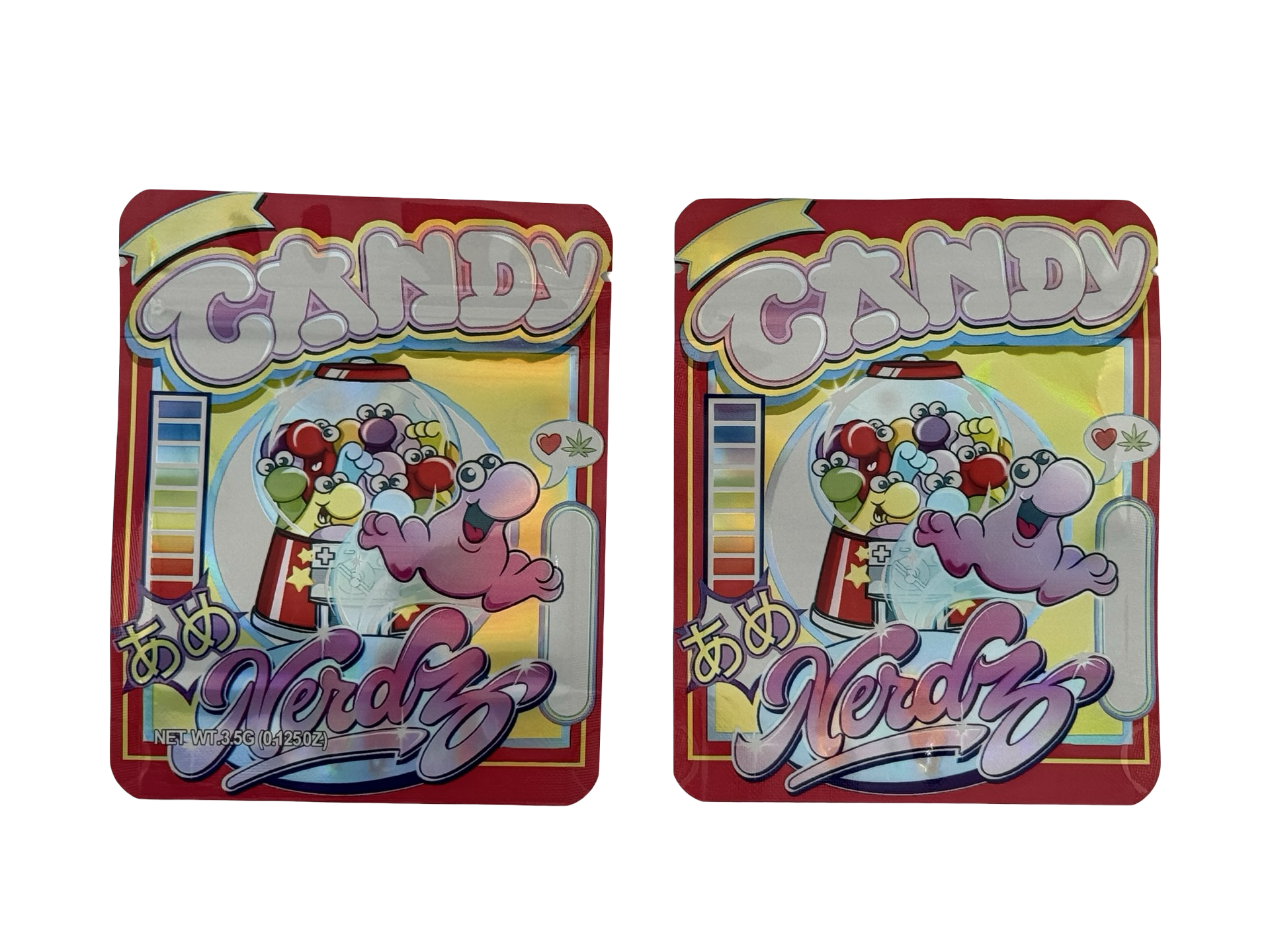 Candy 3.5g Mylar Bags Nerdz