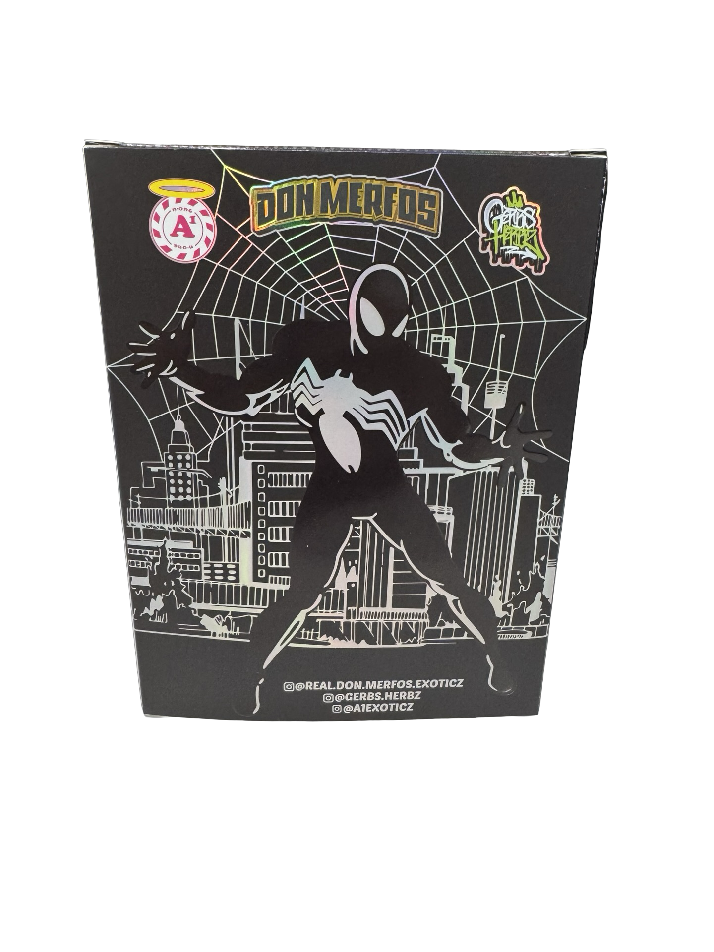 Candy Wars 3.5g Mylar Bags & Boxes Don Merfos (25 Sets) Candy Wars 3.5g Mylar Bags & Boxes Don Merfos (25 Sets)