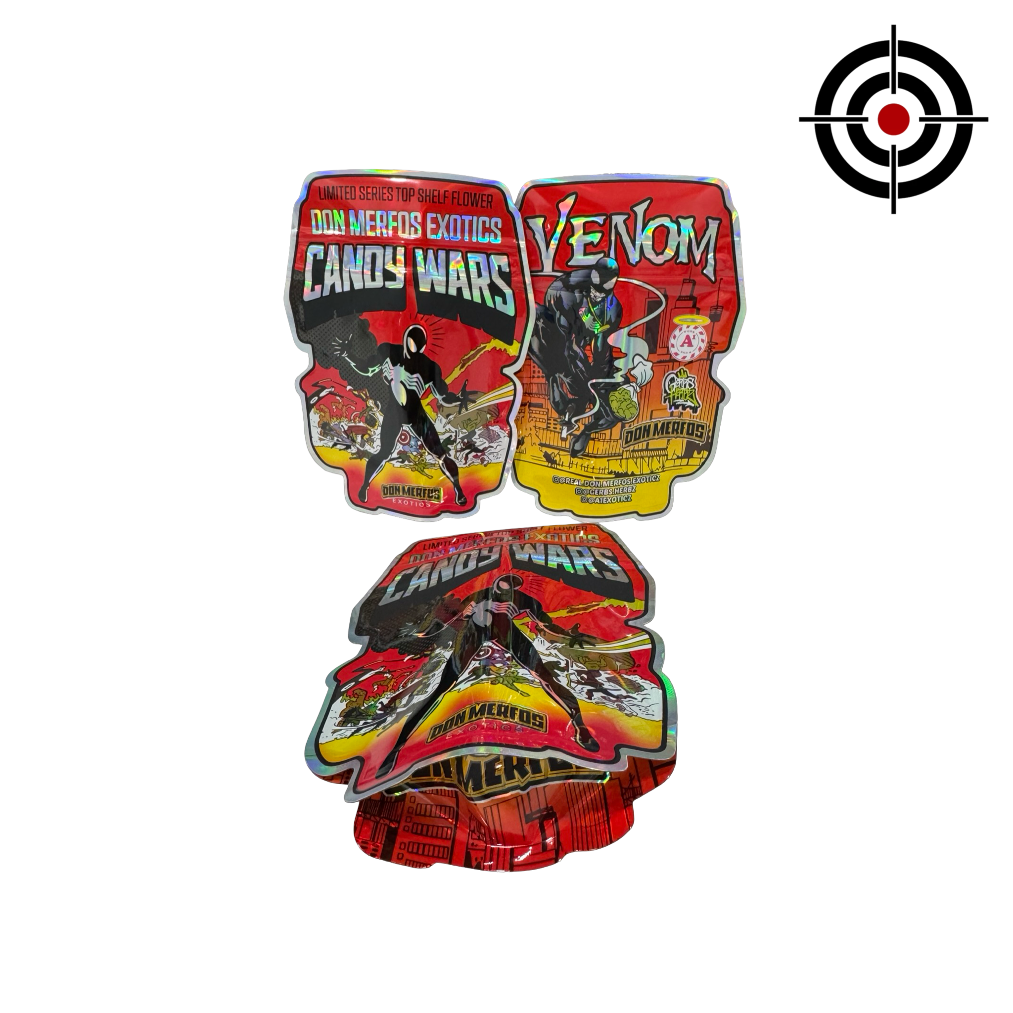 Candy Wars 3.5g Mylar Bags Don Merfos Candy Wars 3.5g Mylar Bags Don Merfos