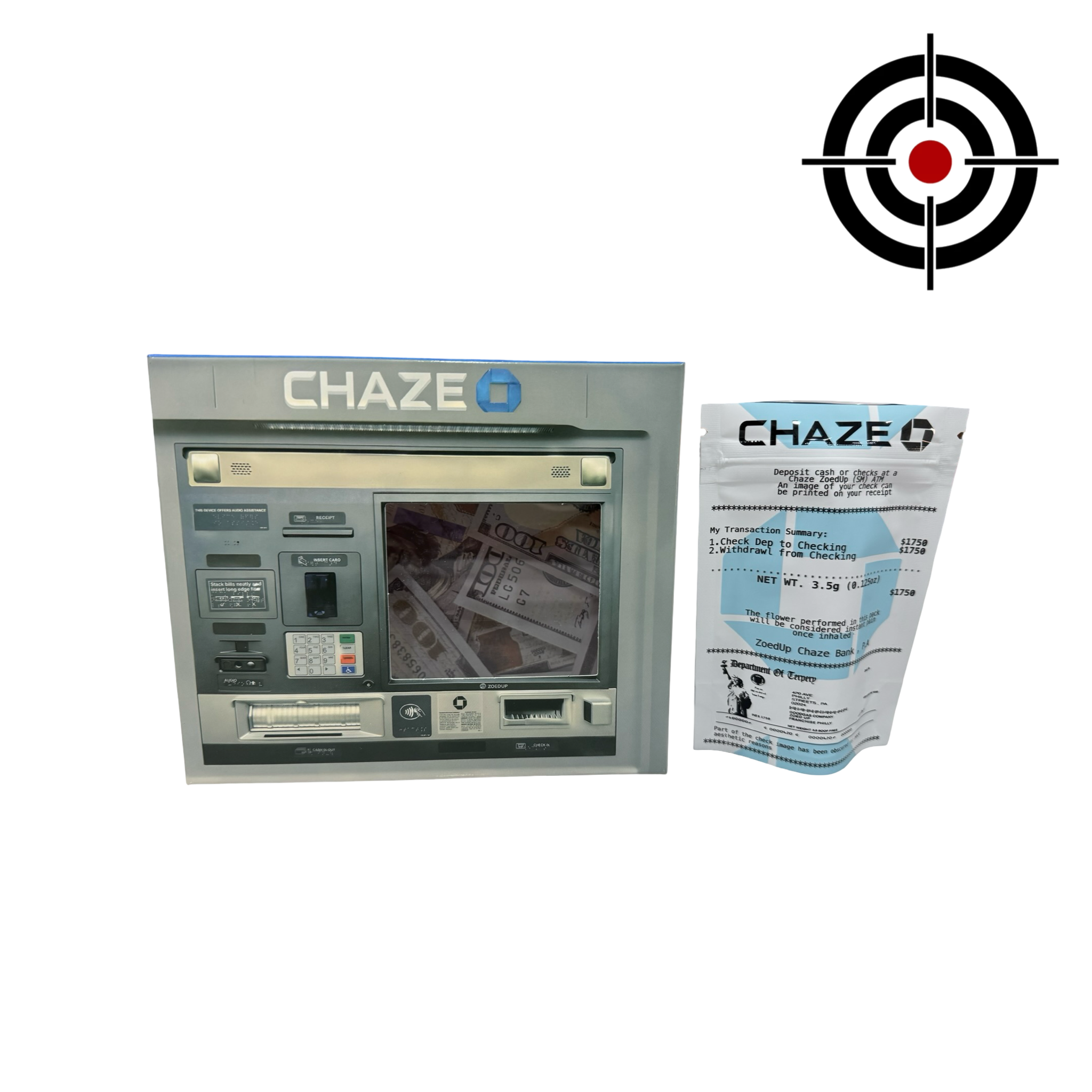 Chaze 3.5g Mylar Bags & Boxes Goodgas