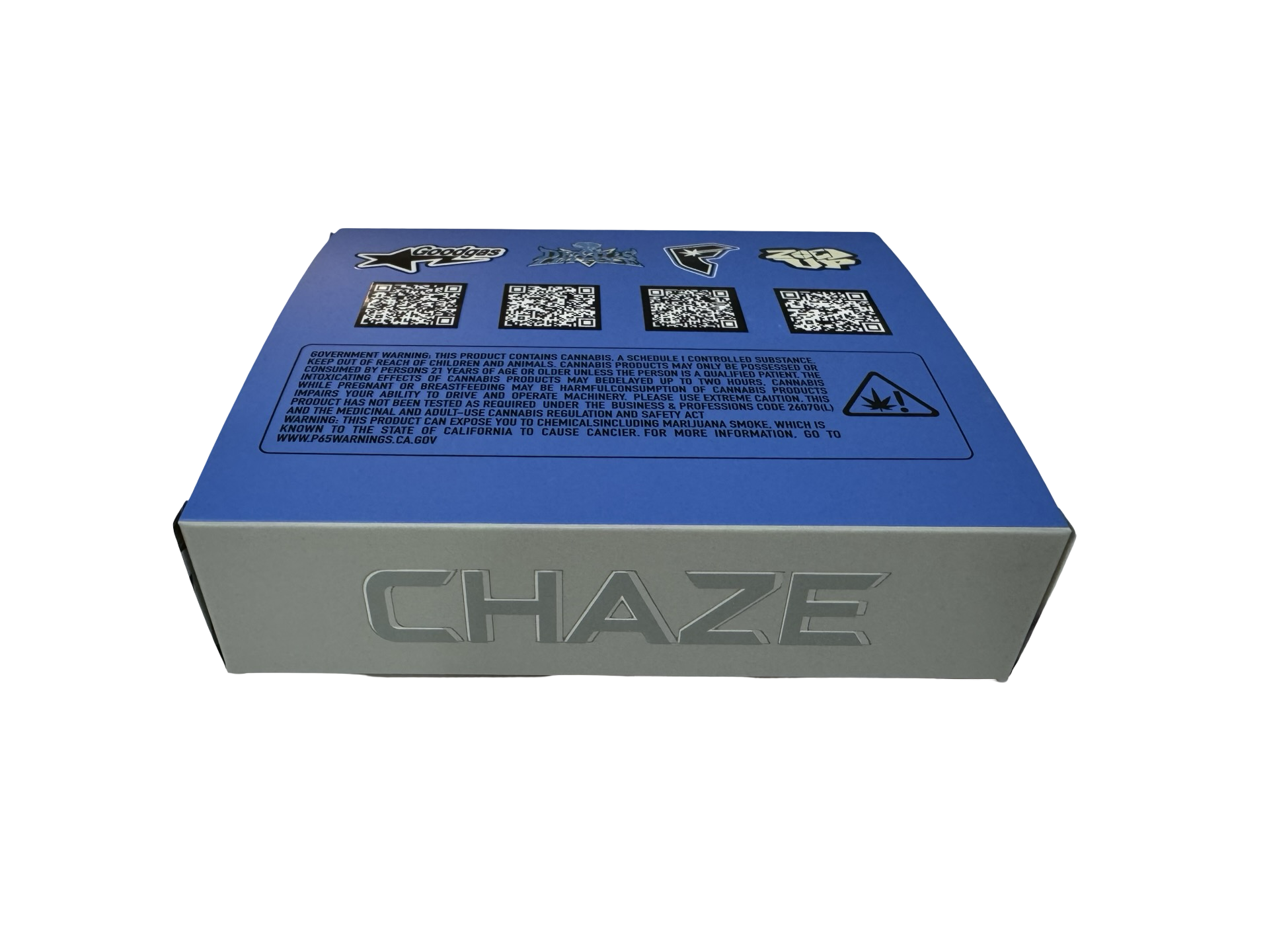 Chaze 3.5g Mylar Bags & Boxes Goodgas (25 Sets) Chaze 3.5g Mylar Bags & Boxes Goodgas (25 Sets)