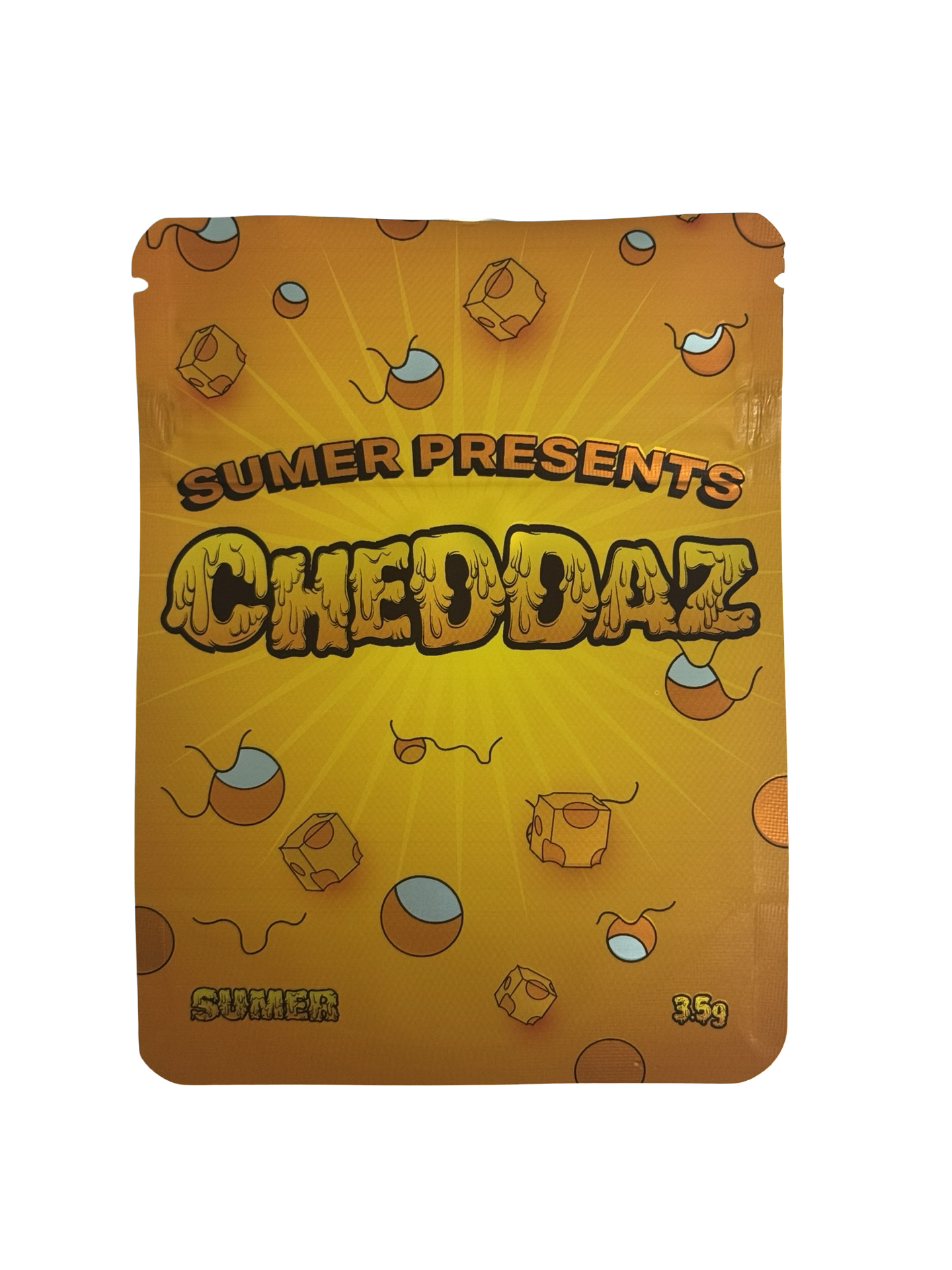 Cheddaz Mylar Bags 3.5g Sumer Cheddaz Mylar Bags 3.5g Sumer