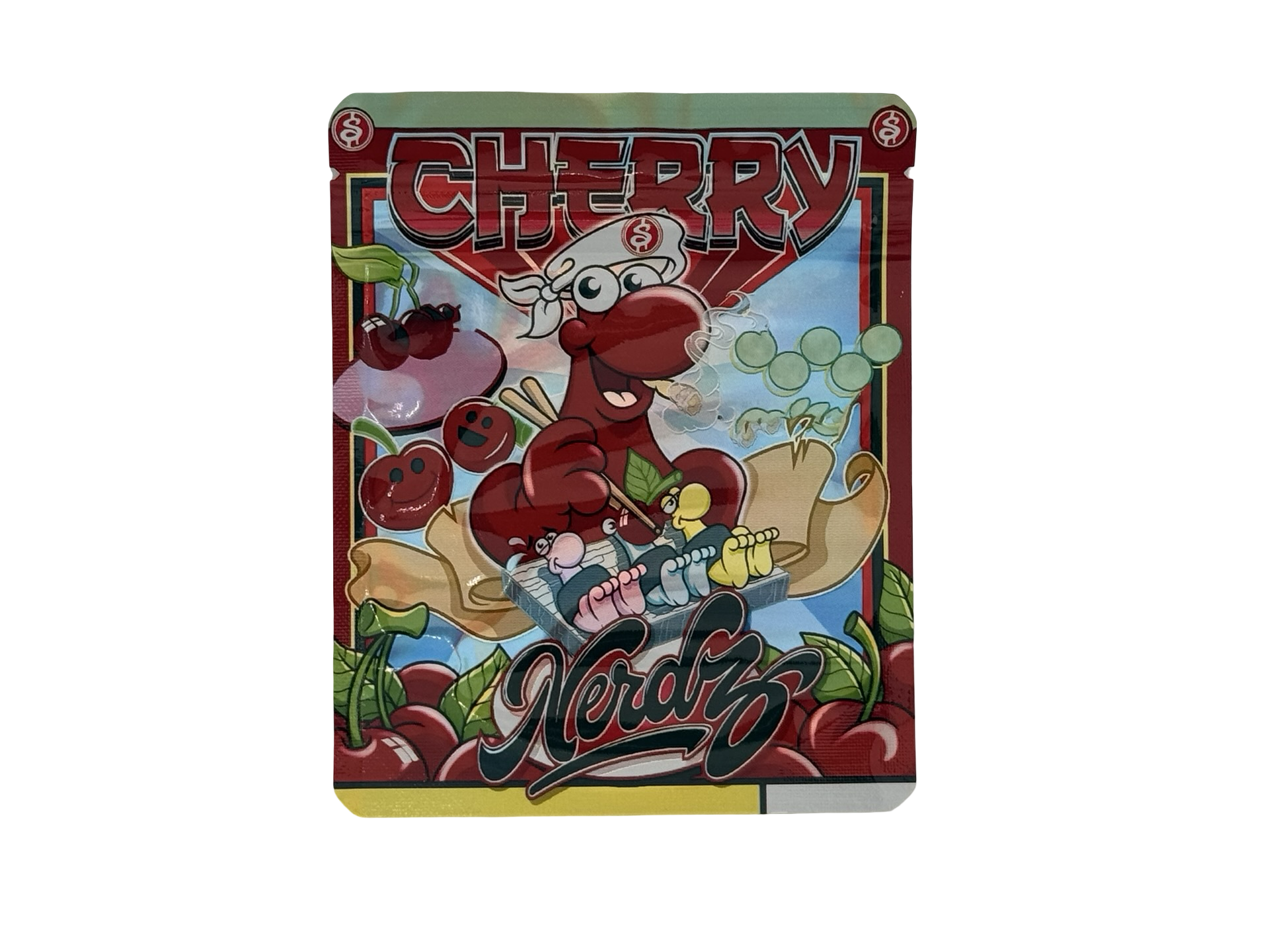 Cherry 3.5g Mylar Bags Nerdz Cherry 3.5g Mylar Bags Nerdz