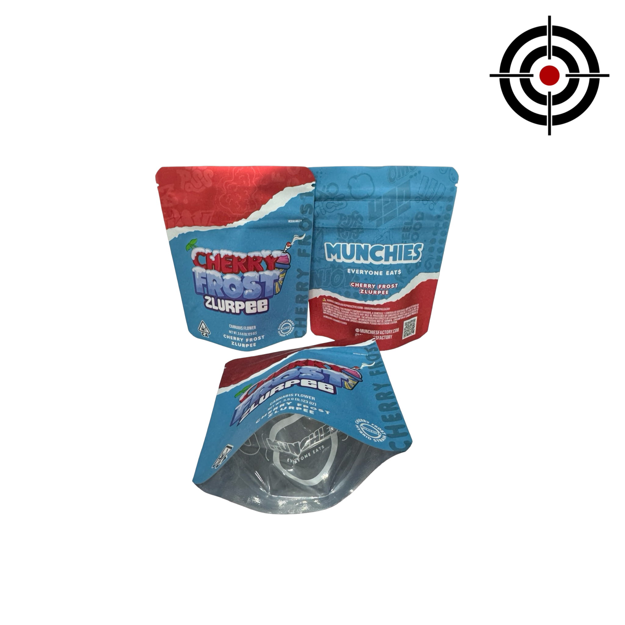 Cherry Frost Zlurpee Mylar Bags 3.5g Munchies Cherry Frost Zlurpee Mylar Bags 3.5g Munchies