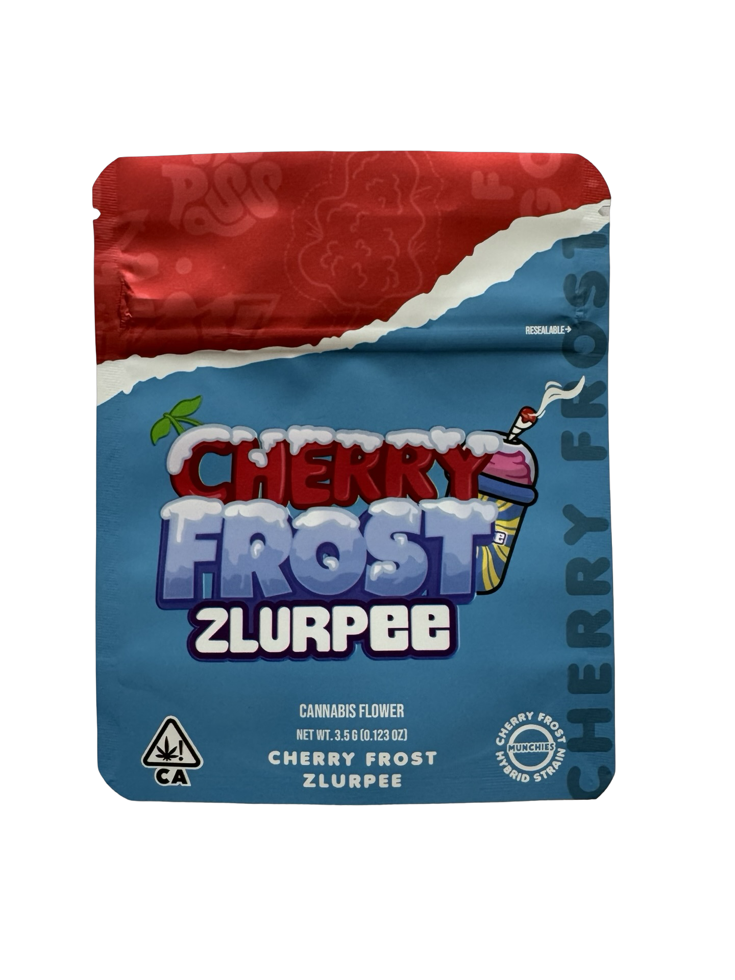 Cherry Frost Zlurpee Mylar Bags 3.5g Munchies Cherry Frost Zlurpee Mylar Bags 3.5g Munchies