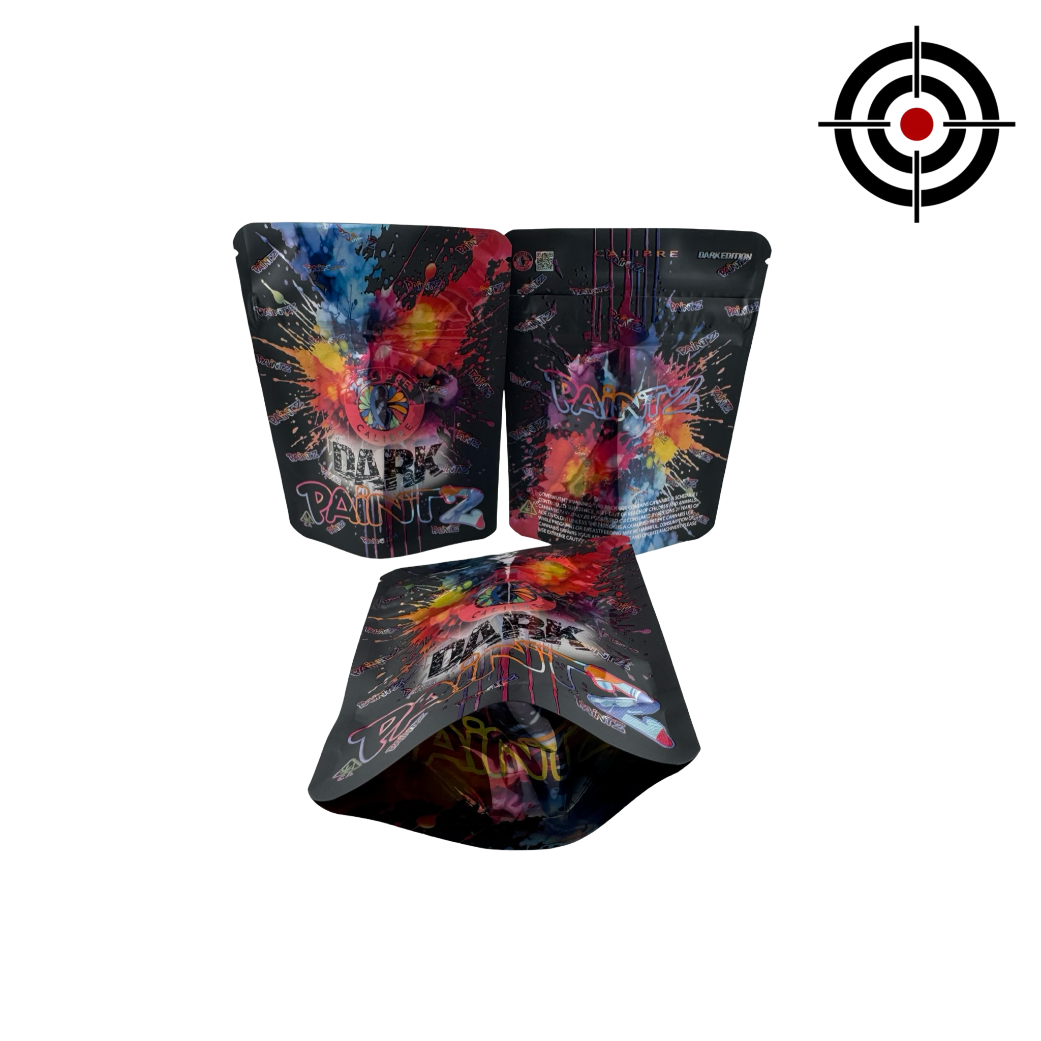Dark Paintz Mylar Bags 3.5g Calibre