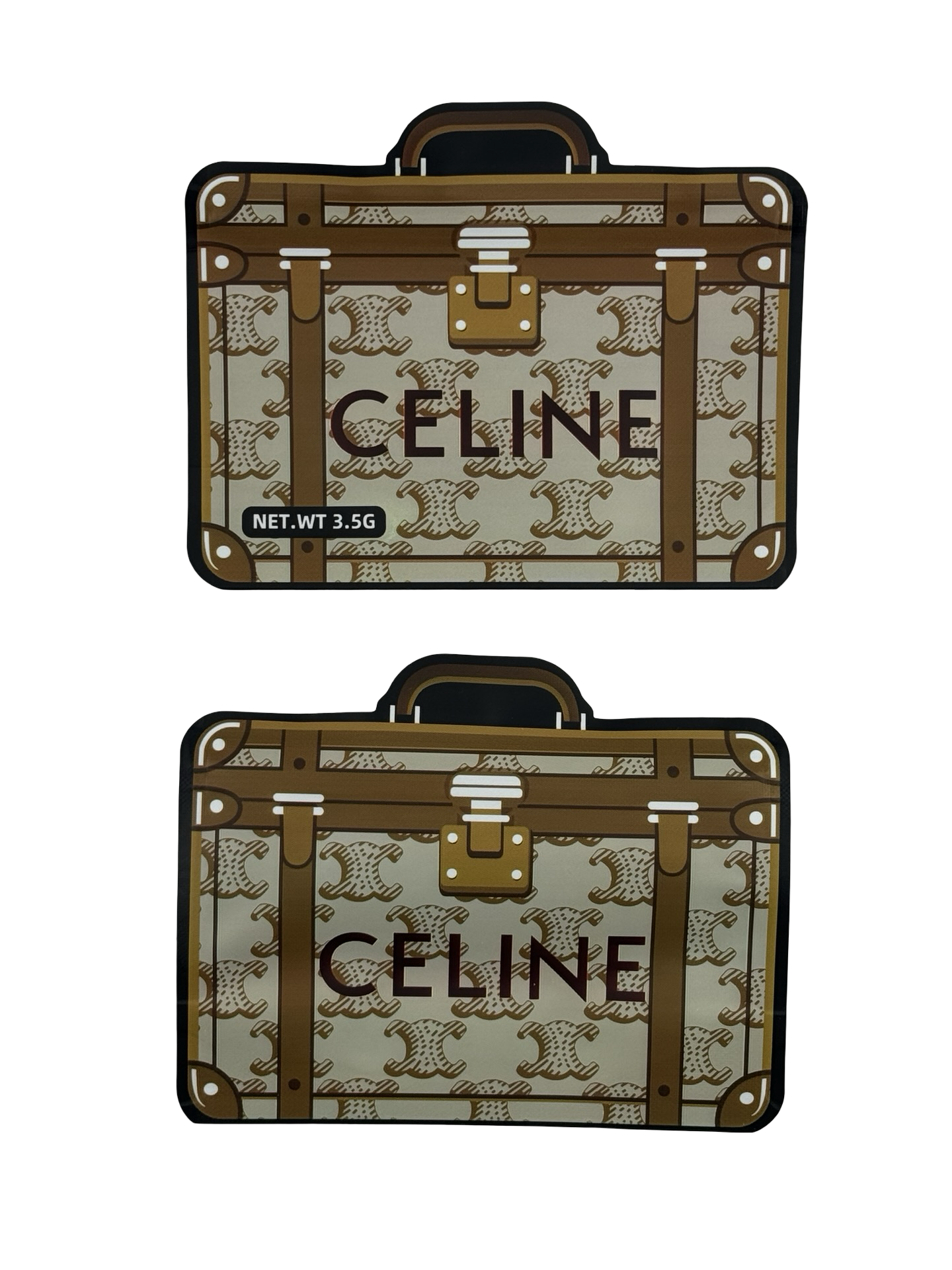 Designer 3.5g Mylar Bags (matte) Designer 3.5g Mylar Bags (matte)