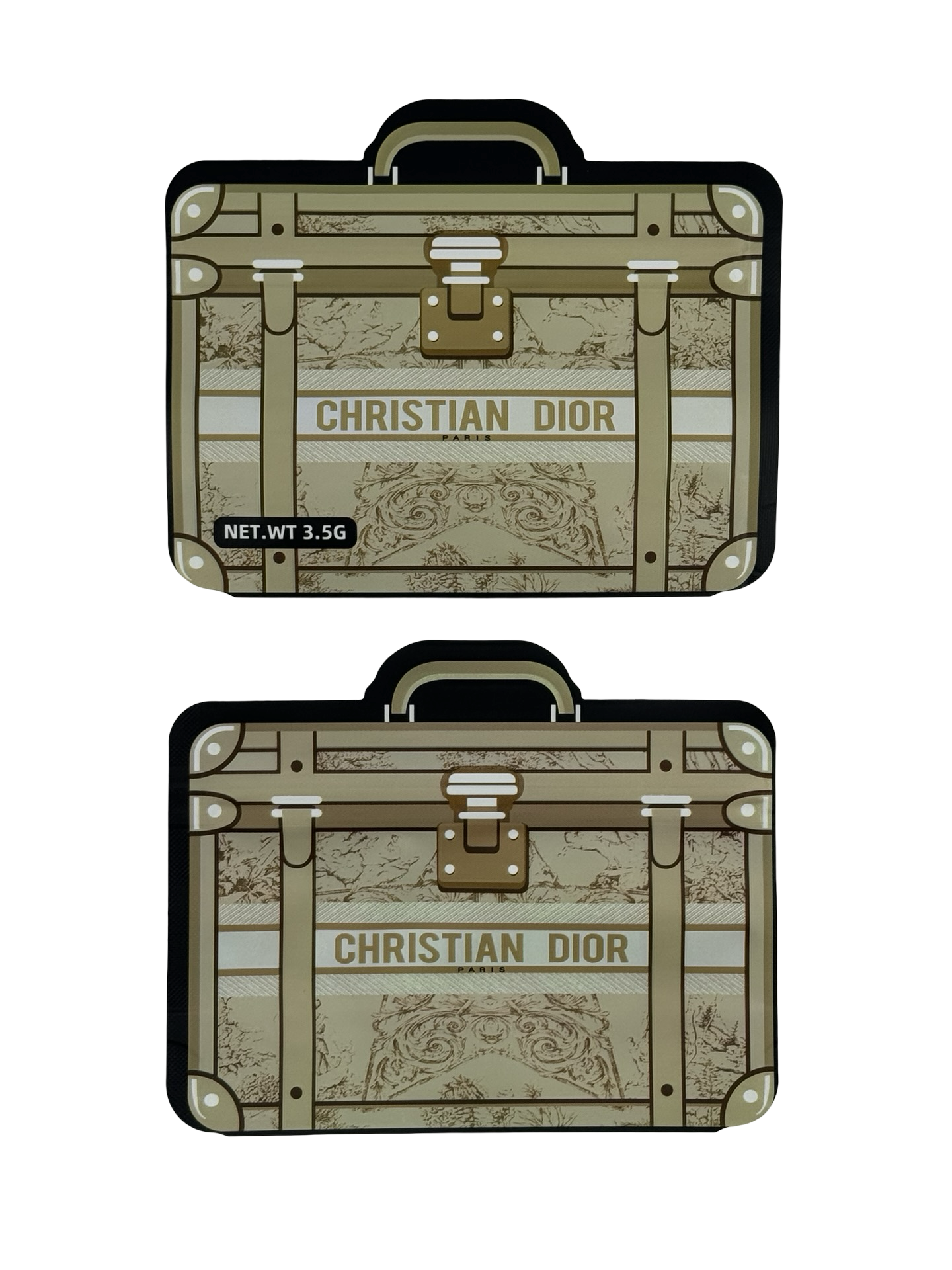 Designer 3.5g Mylar Bags (matte) Designer 3.5g Mylar Bags (matte)
