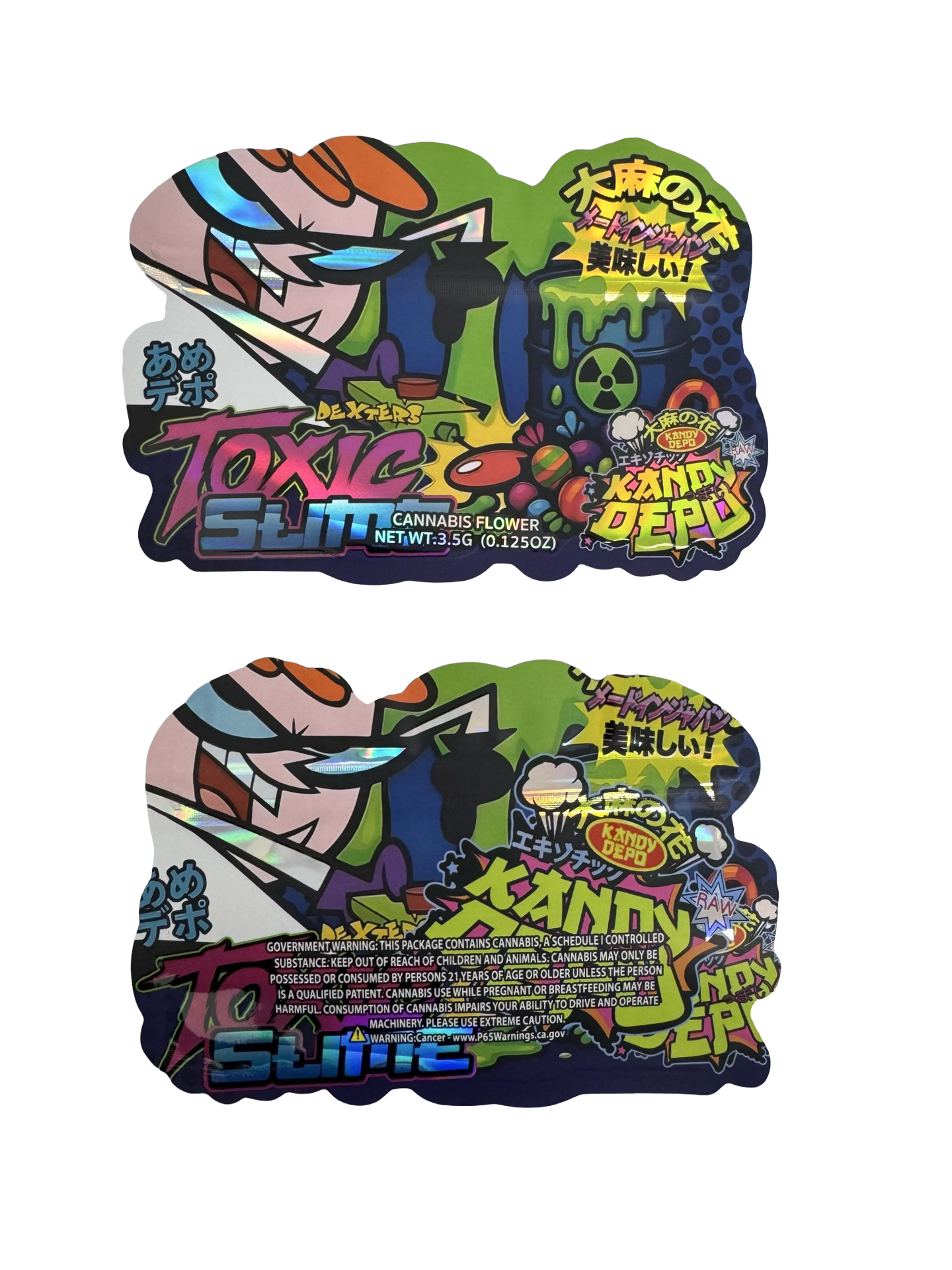 Dexter’s Toxic Slime Mylar Bags 3.5g Kandy Depo Dexter’s Toxic Slime Mylar Bags 3.5g Kandy Depo