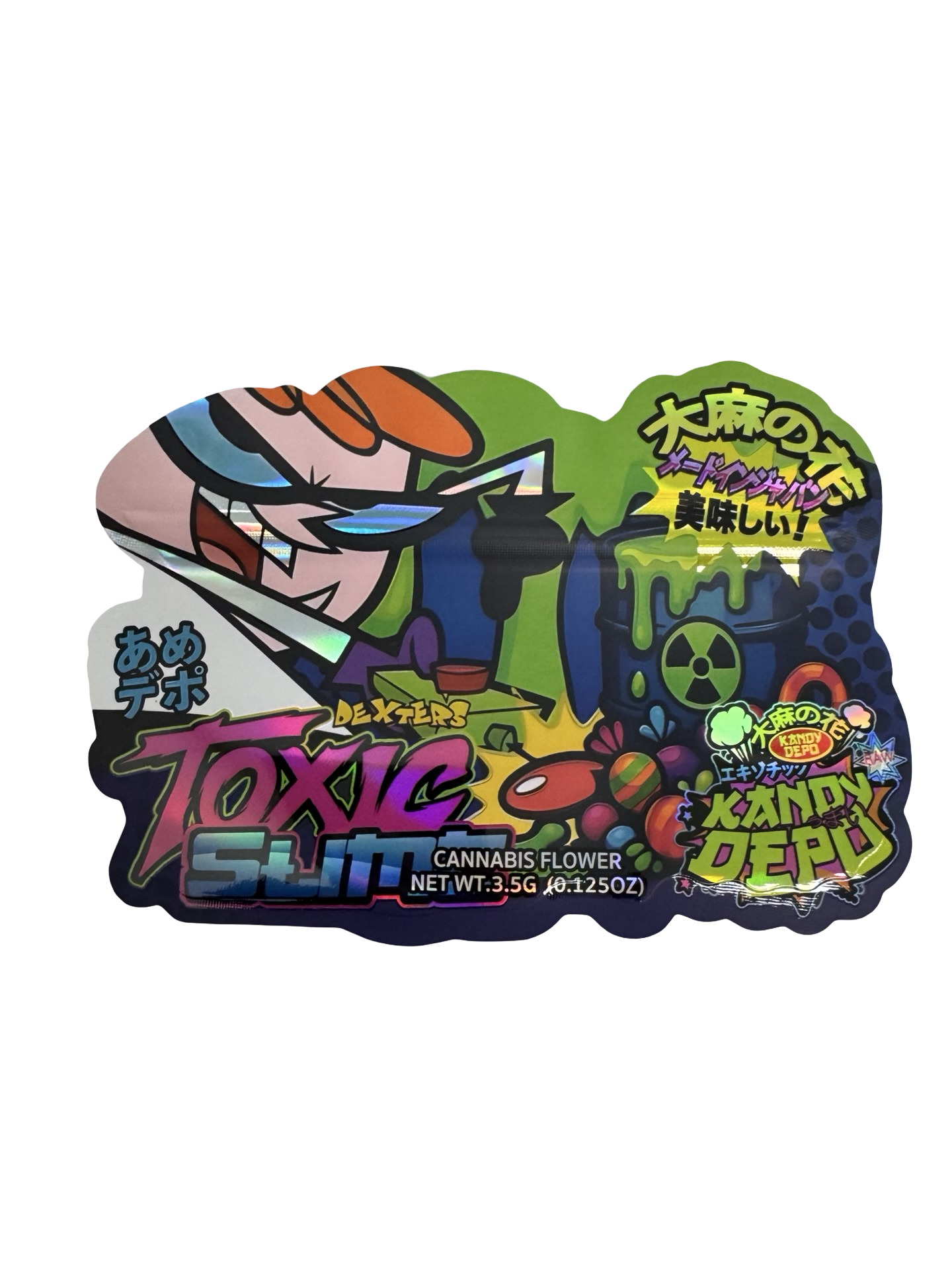 Dexter’s Toxic Slime Mylar Bags 3.5g Kandy Depo Dexter’s Toxic Slime Mylar Bags 3.5g Kandy Depo