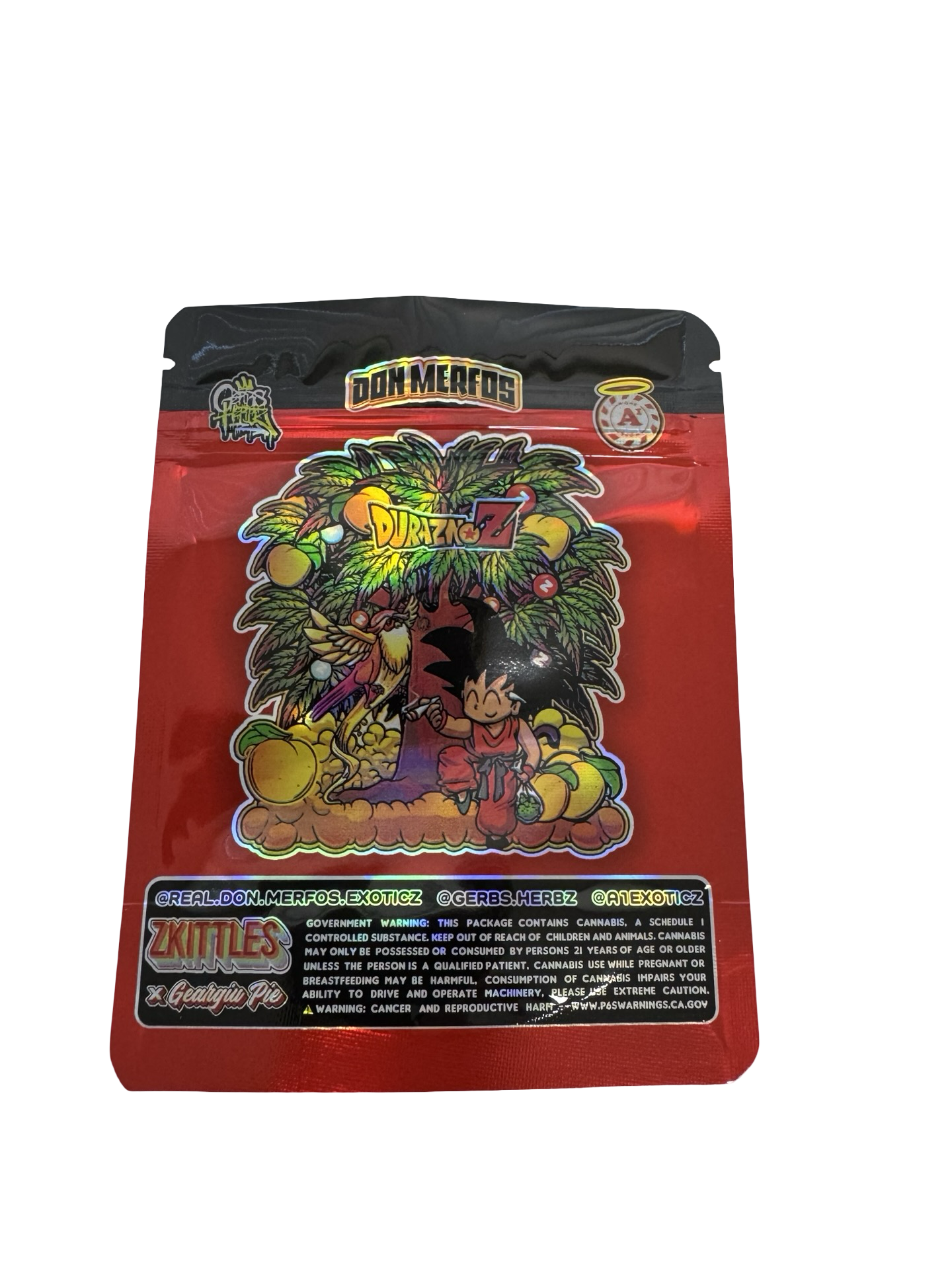 Duraznoz Pheno 1 (Zkittlez Heavy) 3.5g Mylar Bags Don Merfos Duraznoz Pheno 1 (Zkittlez Heavy) 3.5g Mylar Bags Don Merfos