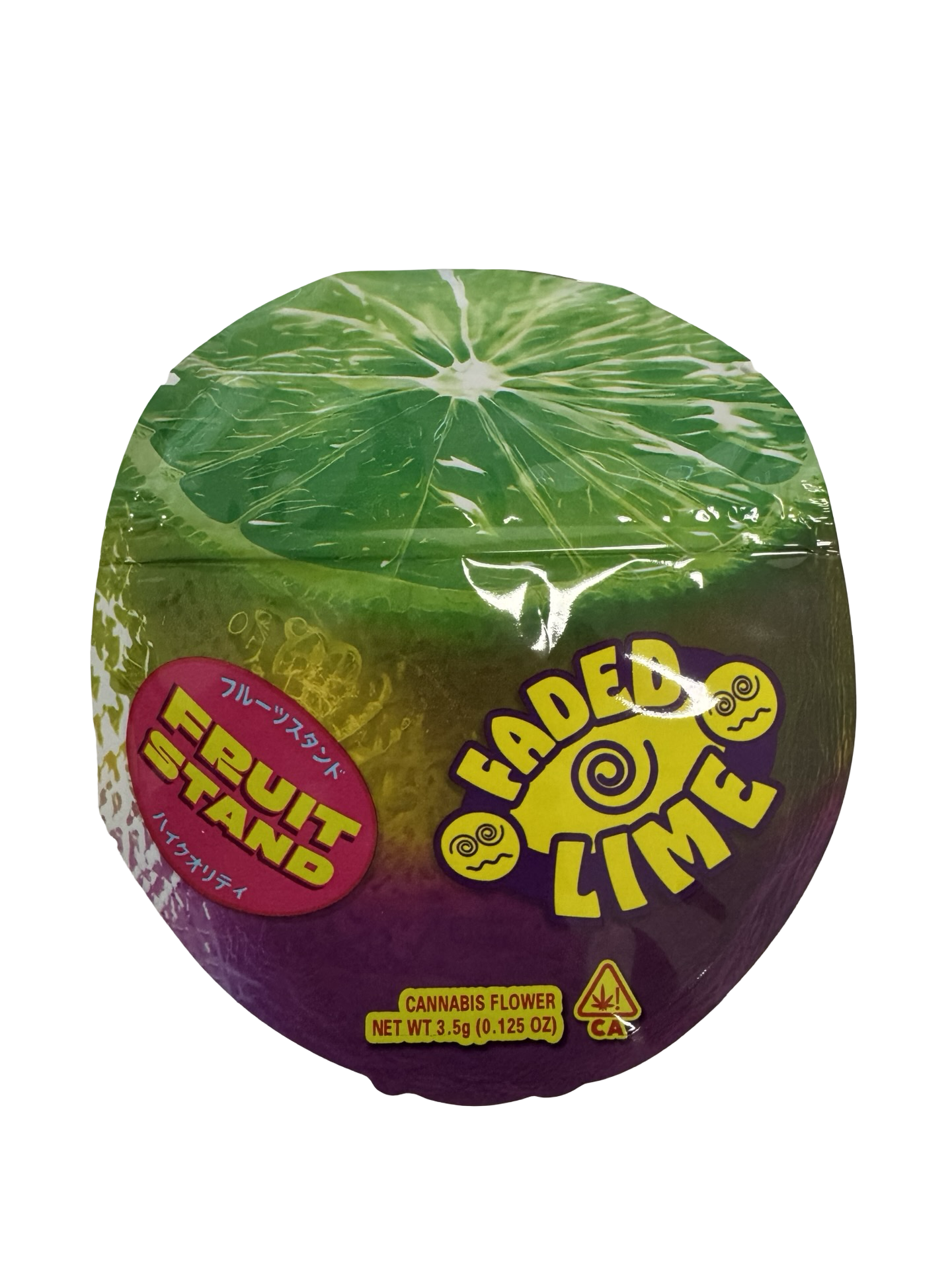Faded Lime 3.5g Mylar Bags Fruit Stand Faded Lime 3.5g Mylar Bags Fruit Stand