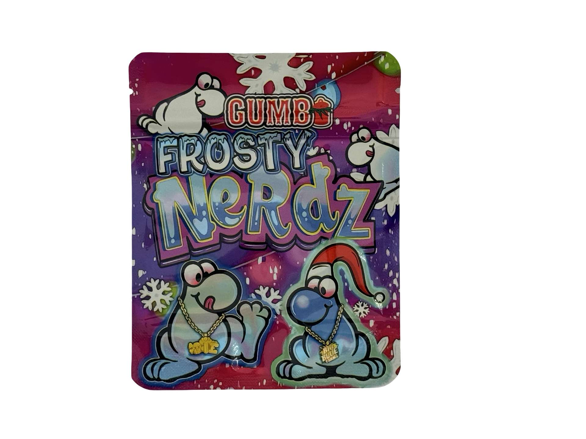 Frosty Nerdz 3.5g Mylar Bags Gumbo Frosty Nerdz 3.5g Mylar Bags Gumbo