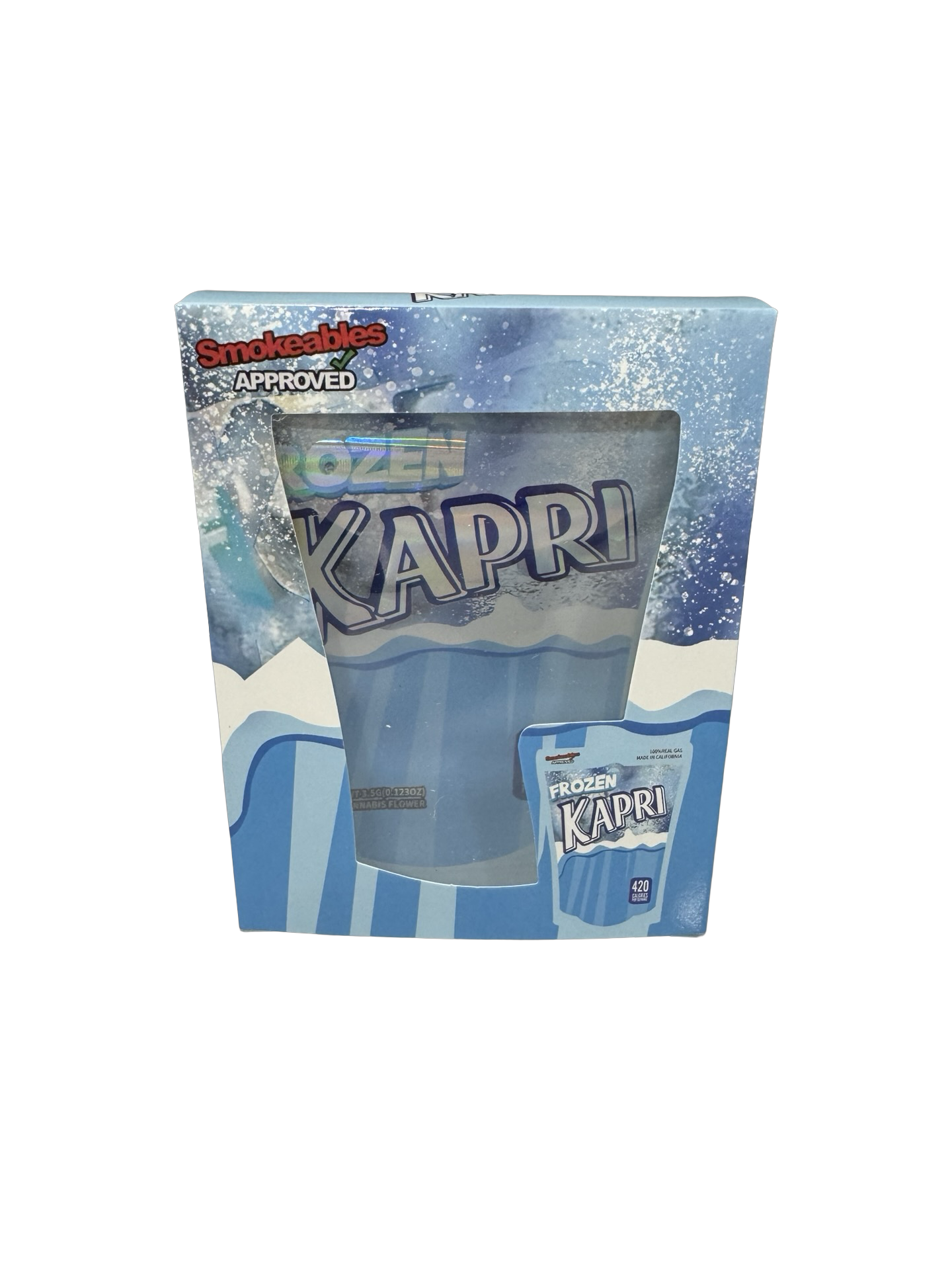 Frozen Kapri 3.5g Mylar Bags & Boxes High Tolerance Frozen Kapri 3.5g Mylar Bags & Boxes High Tolerance
