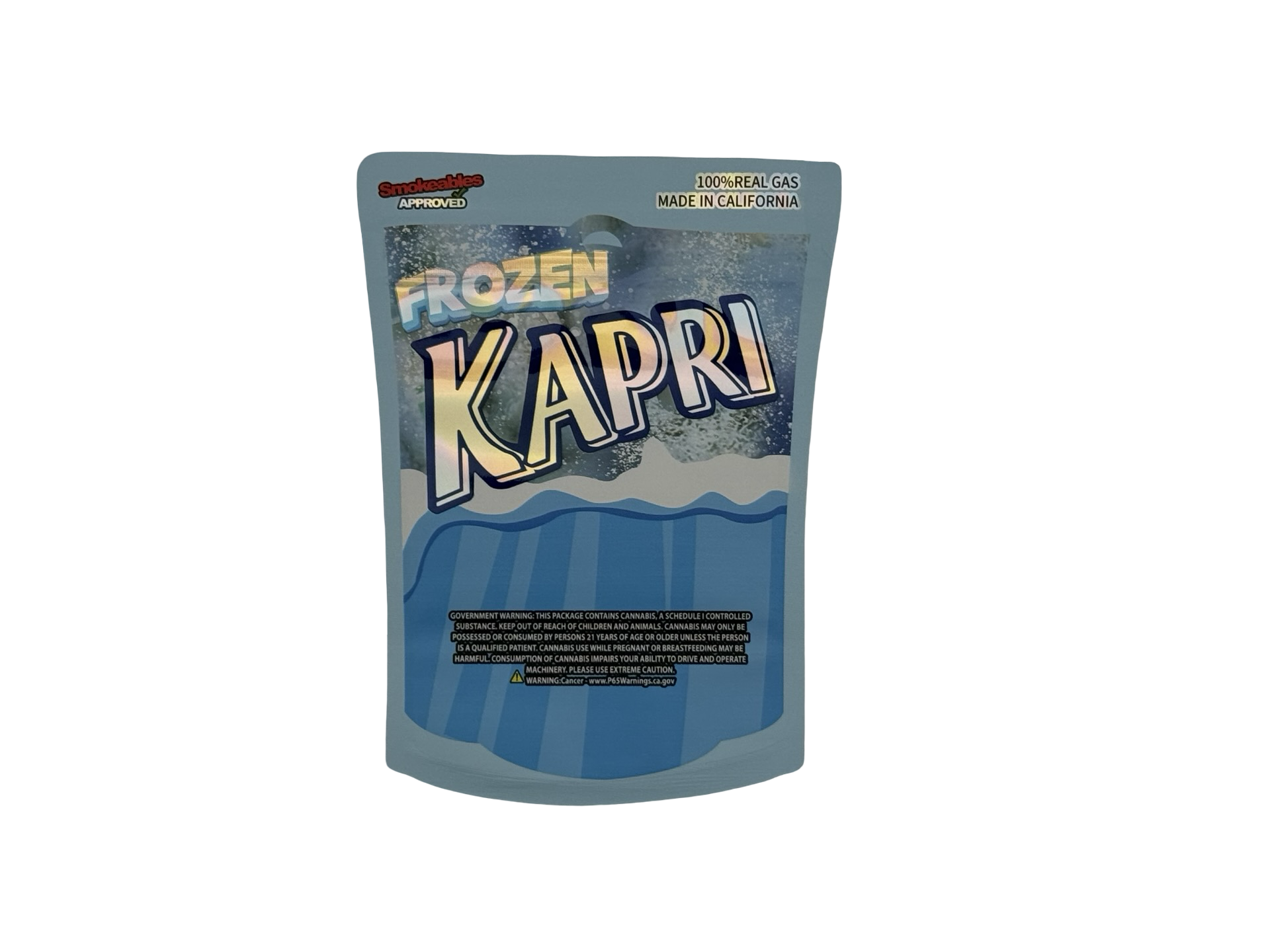 Frozen Kapri 3.5g Mylar Bags High Tolerance Frozen Kapri 3.5g Mylar Bags High Tolerance
