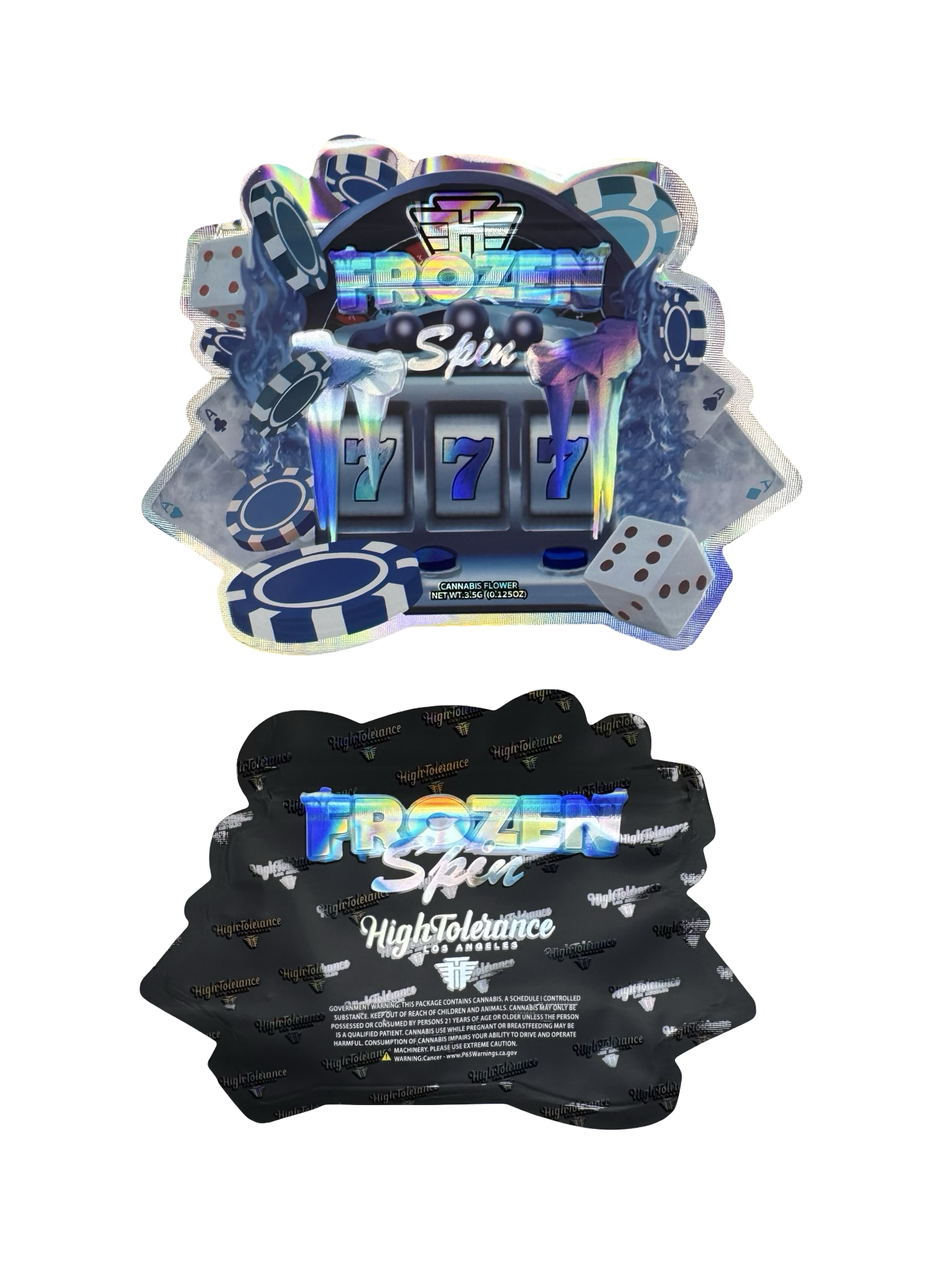 Frozen Spin 3.5g Mylar Bags High Tolerance