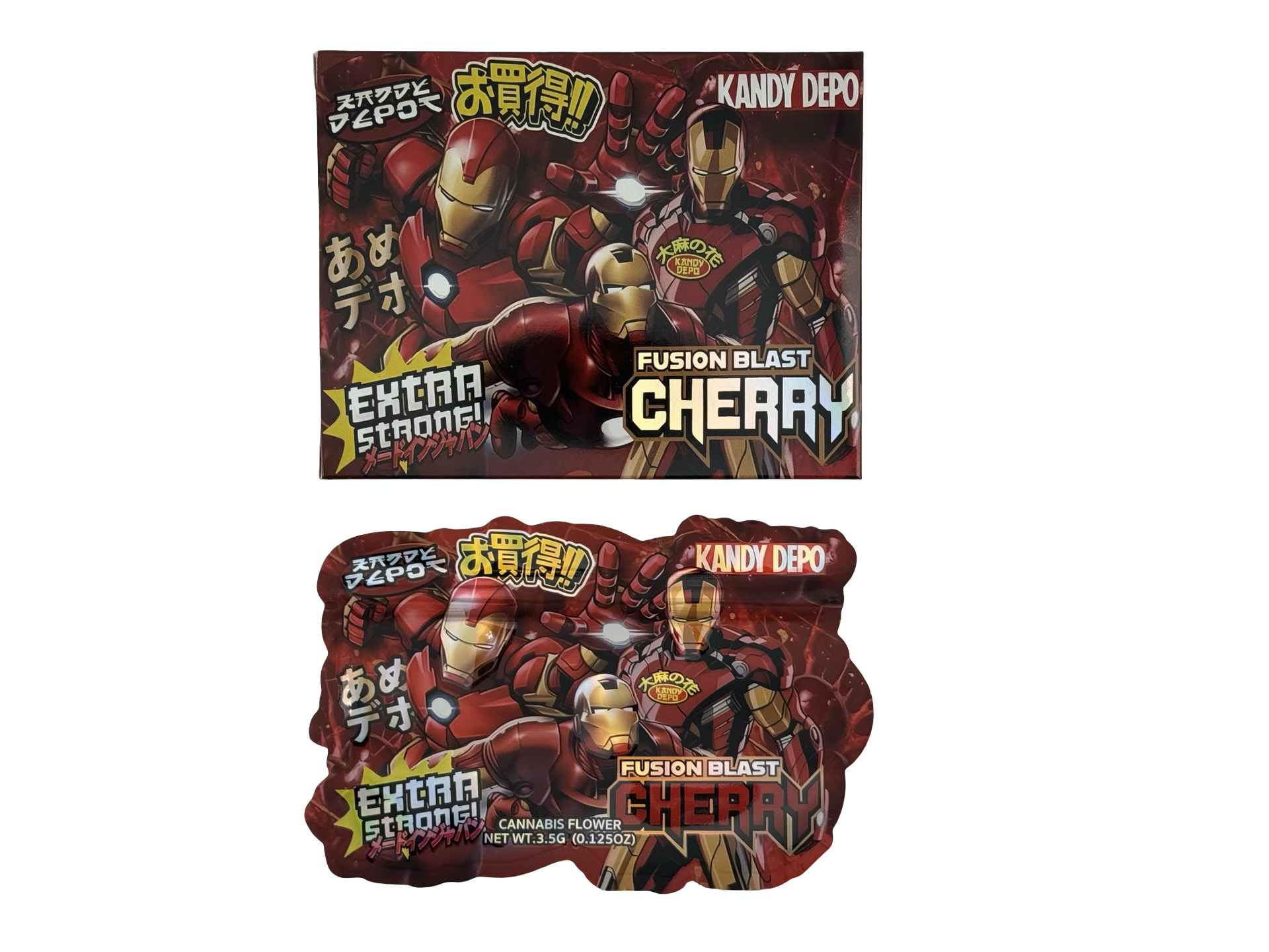 Fusion Blast Cherry 3.5g Mylar Bags & Boxes Kandy Depo Fusion Blast Cherry 3.5g Mylar Bags & Boxes Kandy Depo