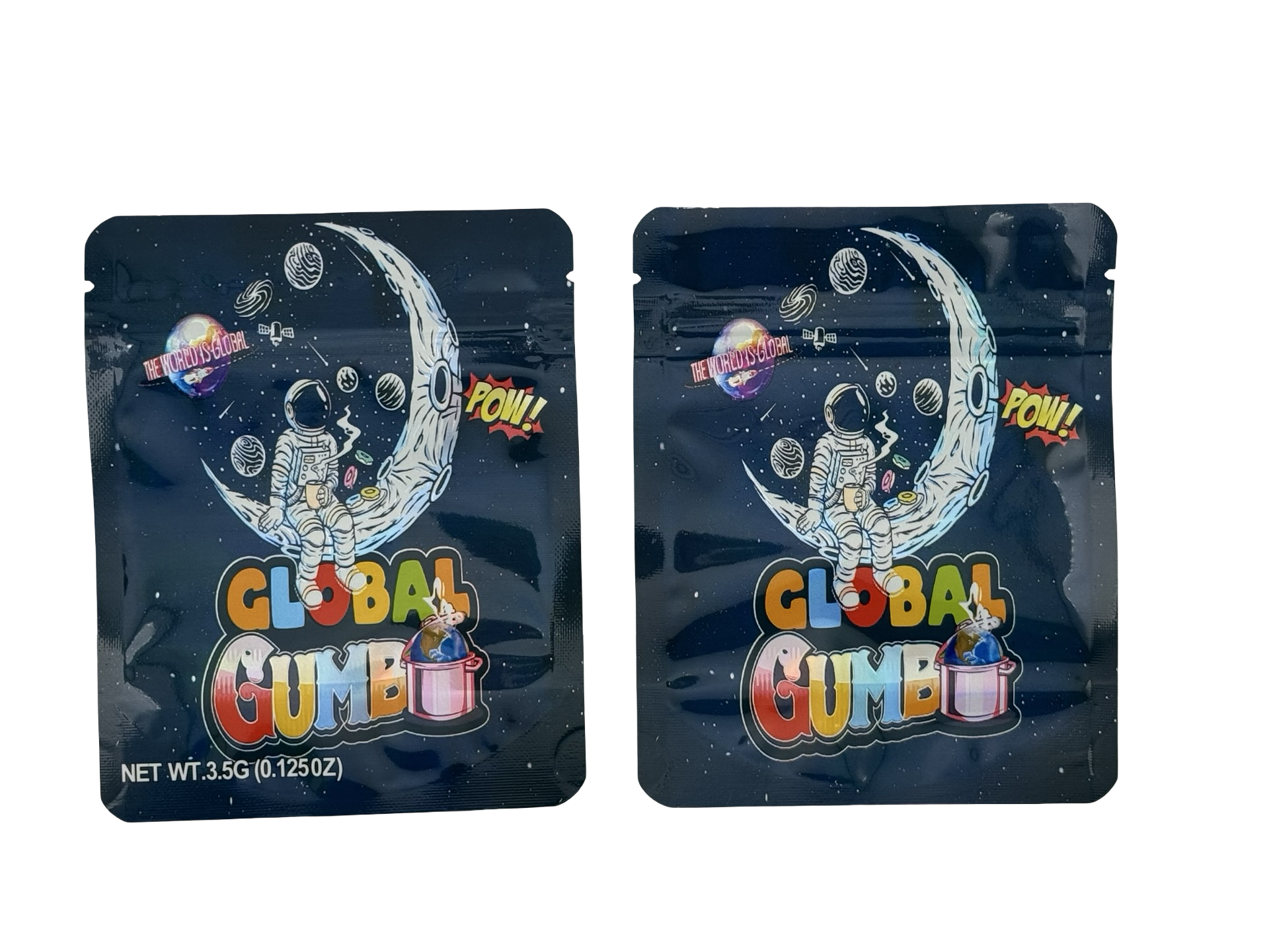 Global 3.5g Mylar Bags Gumbo Global 3.5g Mylar Bags Gumbo
