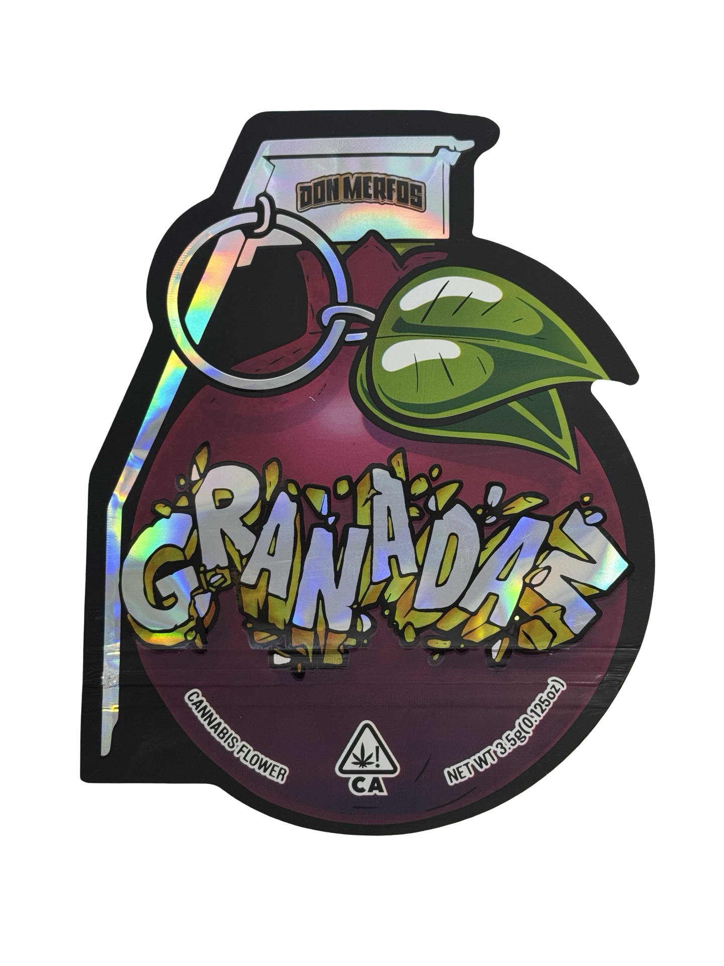 Granadaz 3.5g Mylar Bags Don Merfos Granadaz 3.5g Mylar Bags Don Merfos