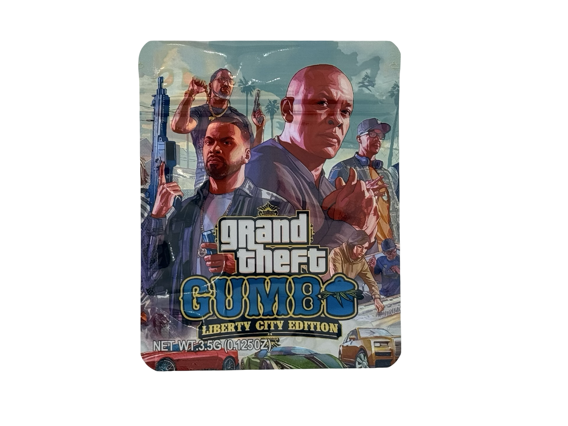 Grand Theft 3.5g Mylar Bags Gumbo Grand Theft 3.5g Mylar Bags Gumbo