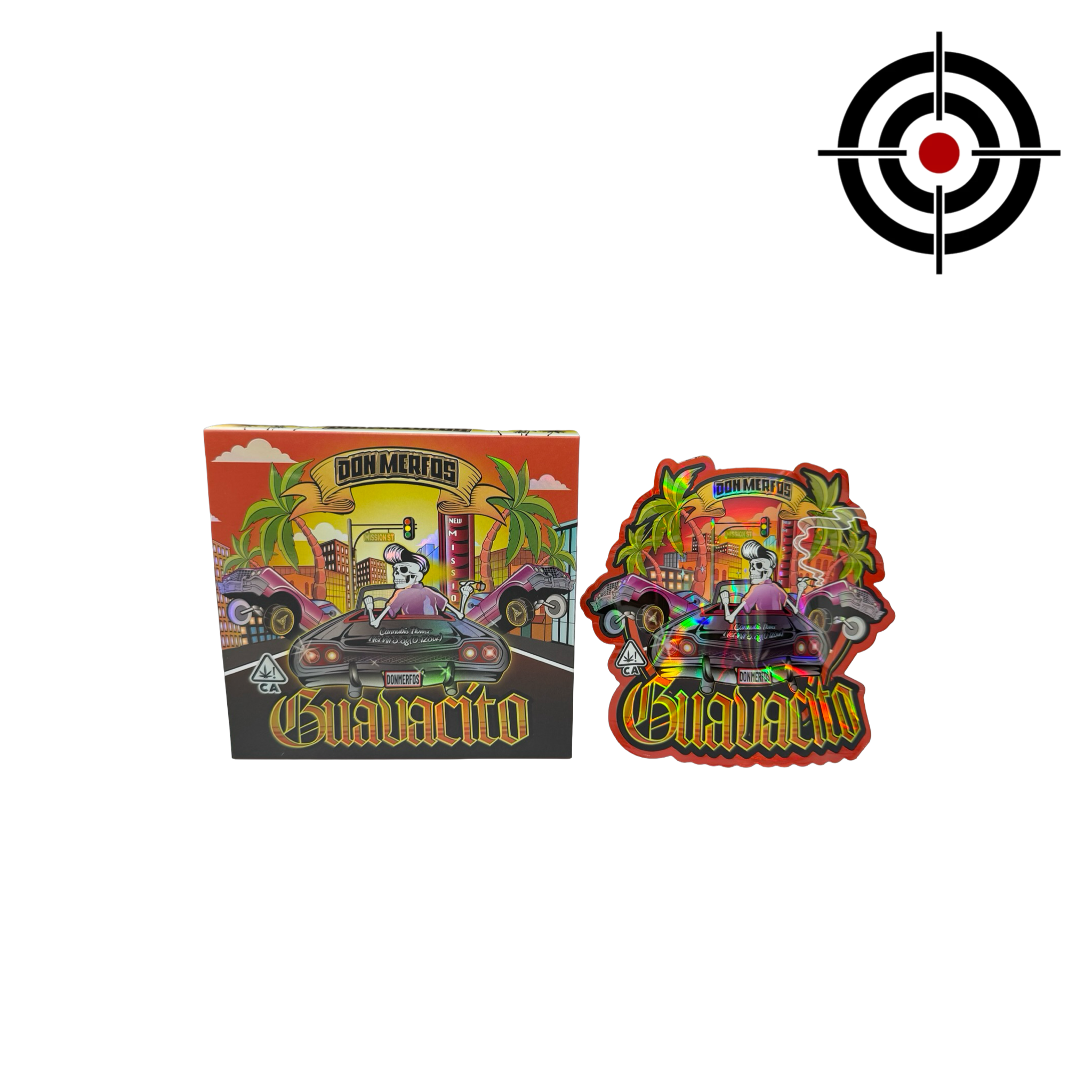 Guavacito 3.5g Mylar Bags & Boxes Don Merfos (25 Sets)