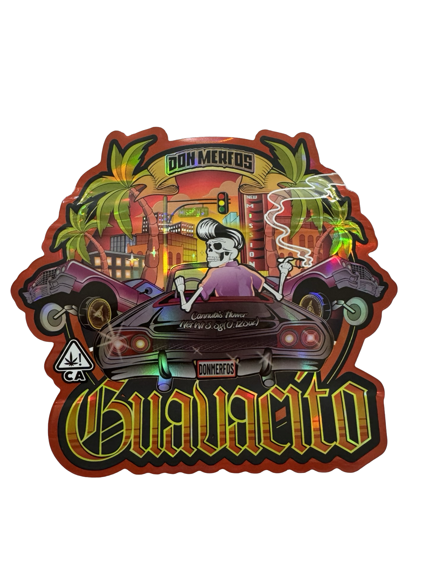 Guavacito 3.5g Mylar Bags Don Merfos Guavacito 3.5g Mylar Bags Don Merfos