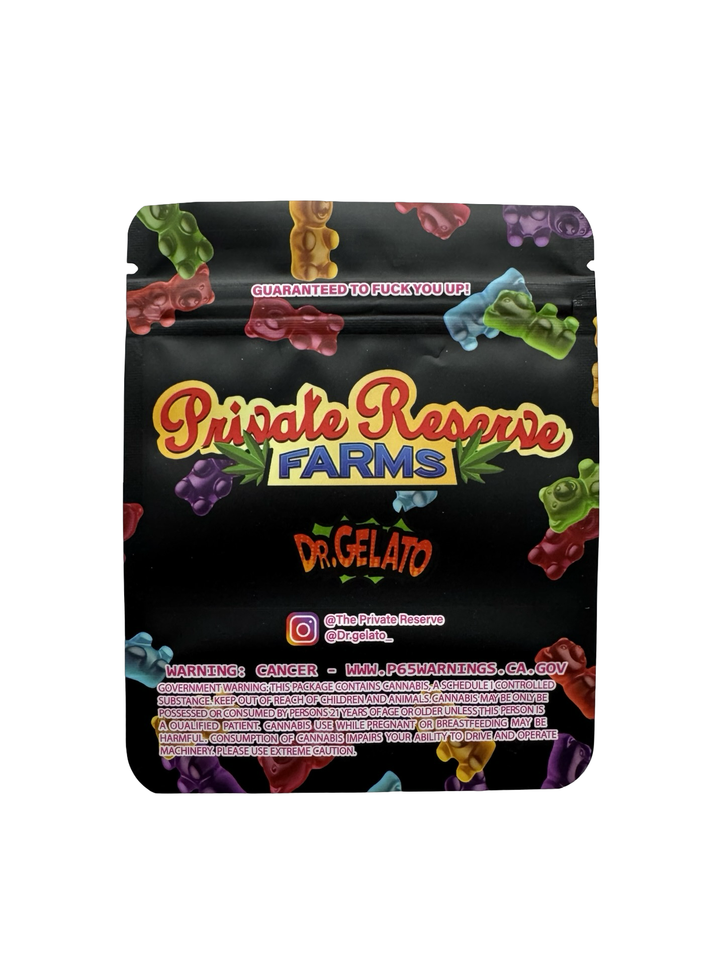 Gummy Bearz Mylar Bags 3.5g Private Reserve Farms Gummy Bearz Mylar Bags 3.5g Private Reserve Farms